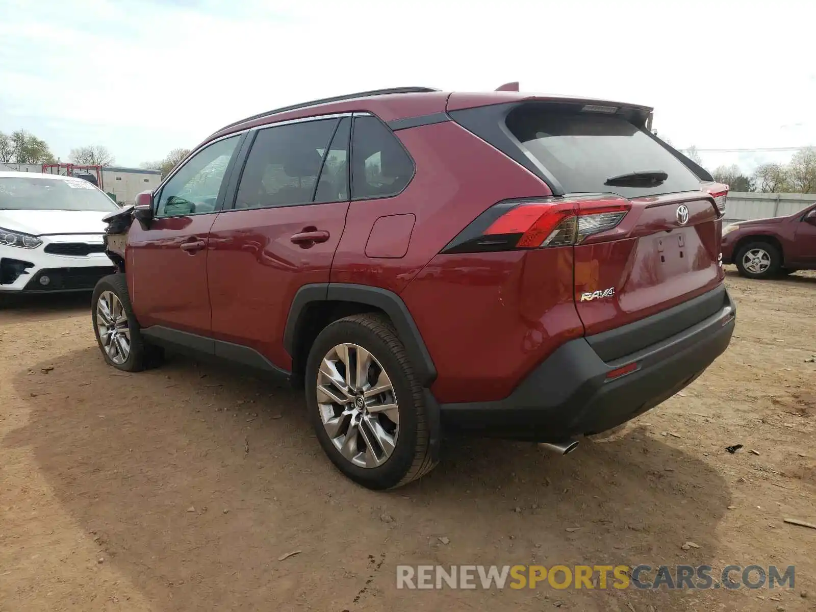 3 Photograph of a damaged car 2T3A1RFV8KC056843 TOYOTA RAV4 2019