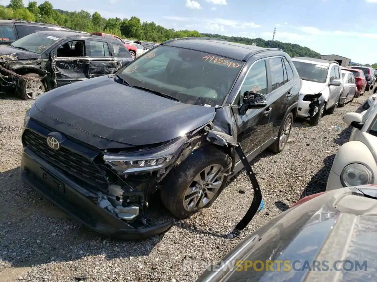 2 Photograph of a damaged car 2T3A1RFV8KW048479 TOYOTA RAV4 2019