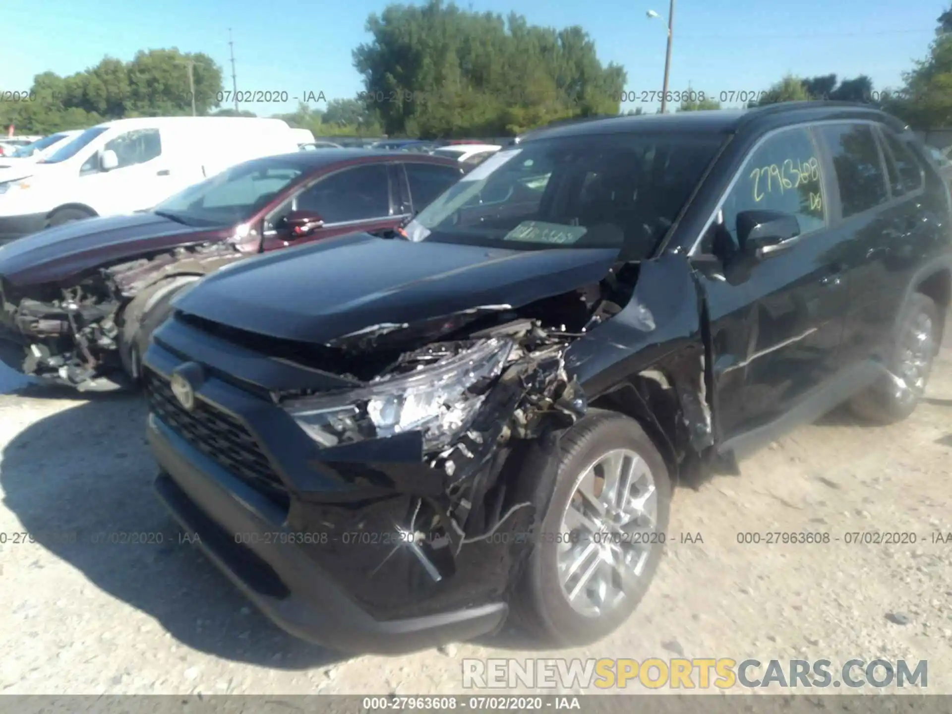 6 Фотография поврежденного автомобиля 2T3A1RFV9KC024628 TOYOTA RAV4 2019