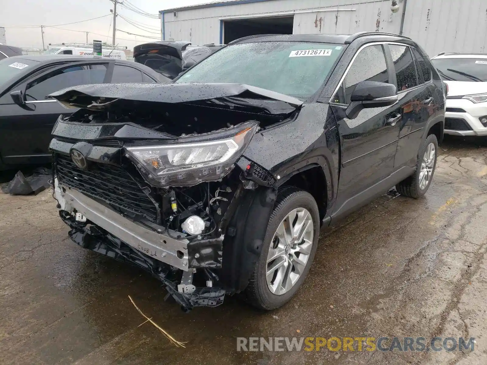 2 Фотография поврежденного автомобиля 2T3A1RFV9KC027089 TOYOTA RAV4 2019