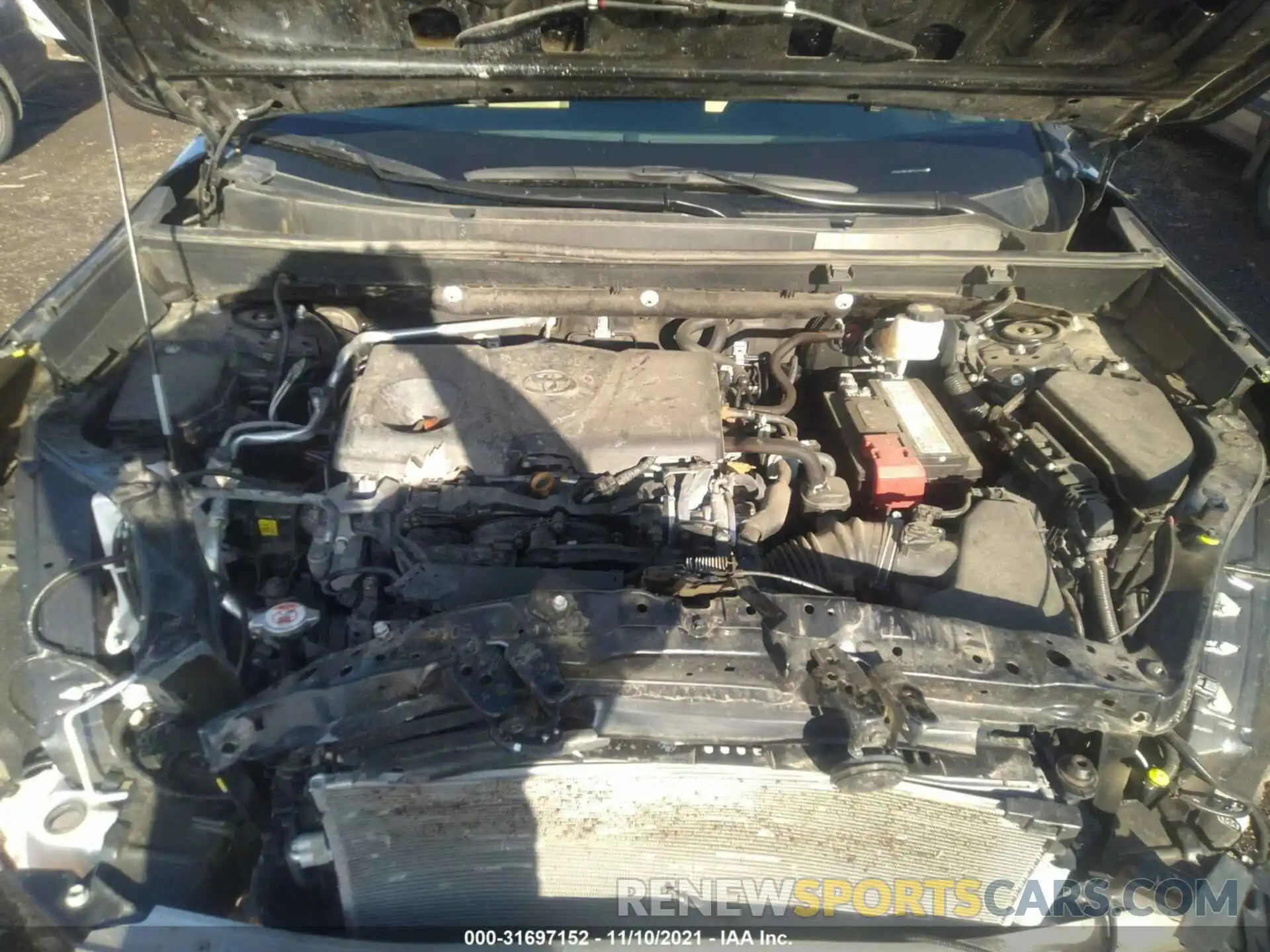 10 Photograph of a damaged car 2T3A1RFV9KC043356 TOYOTA RAV4 2019