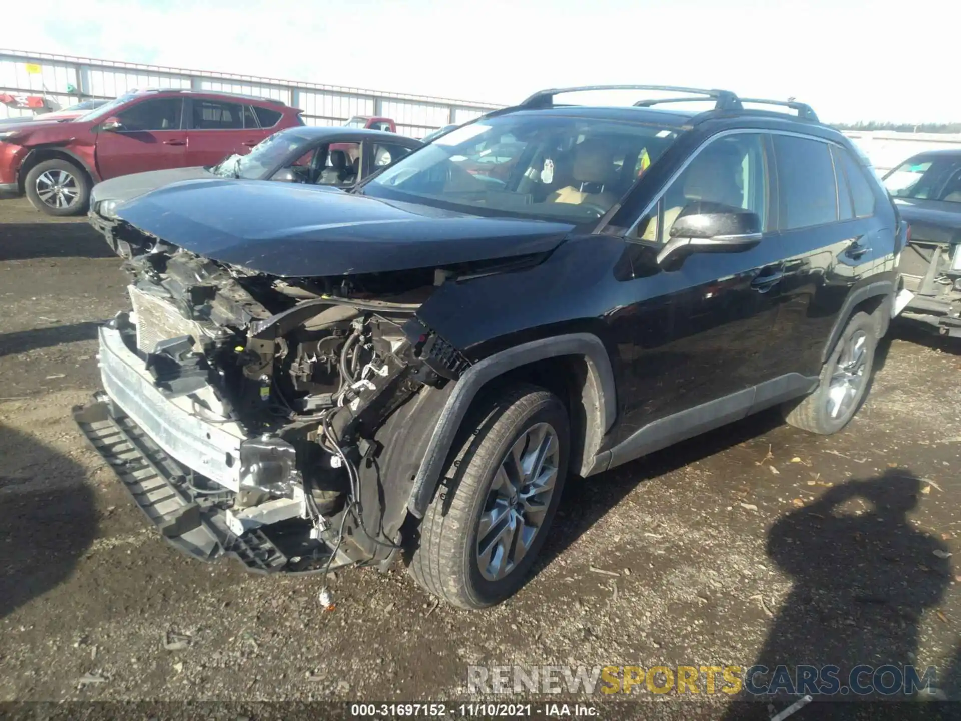 2 Photograph of a damaged car 2T3A1RFV9KC043356 TOYOTA RAV4 2019