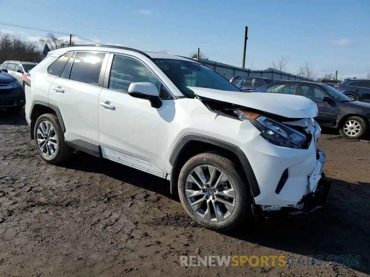 4 Photograph of a damaged car 2T3A1RFV9KC046418 TOYOTA RAV4 2019