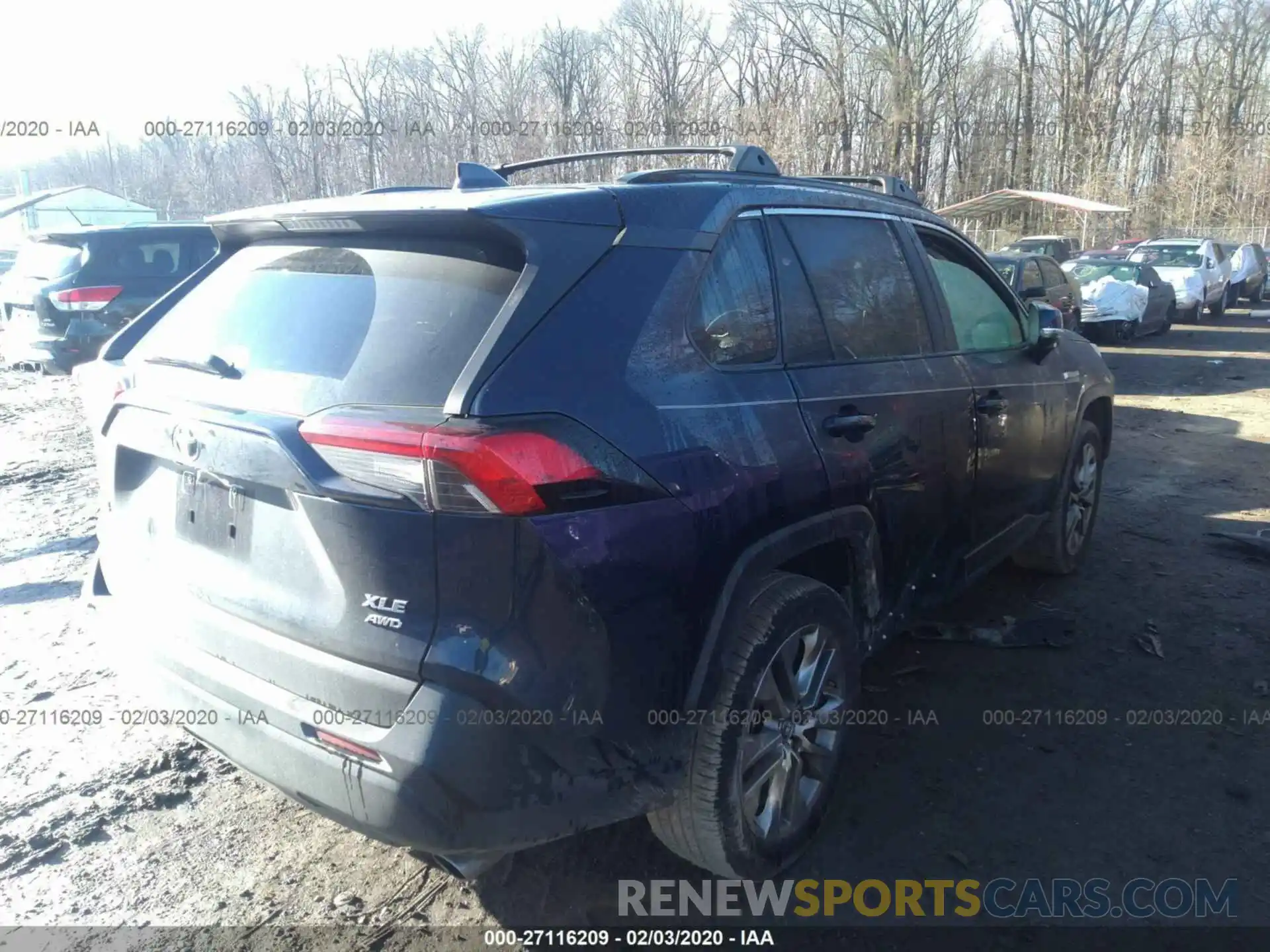 4 Photograph of a damaged car 2T3A1RFV9KW053156 TOYOTA RAV4 2019