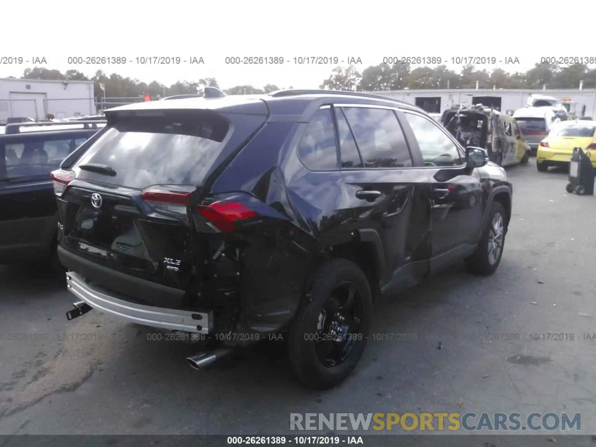 4 Photograph of a damaged car 2T3A1RFV9KW062553 TOYOTA RAV4 2019