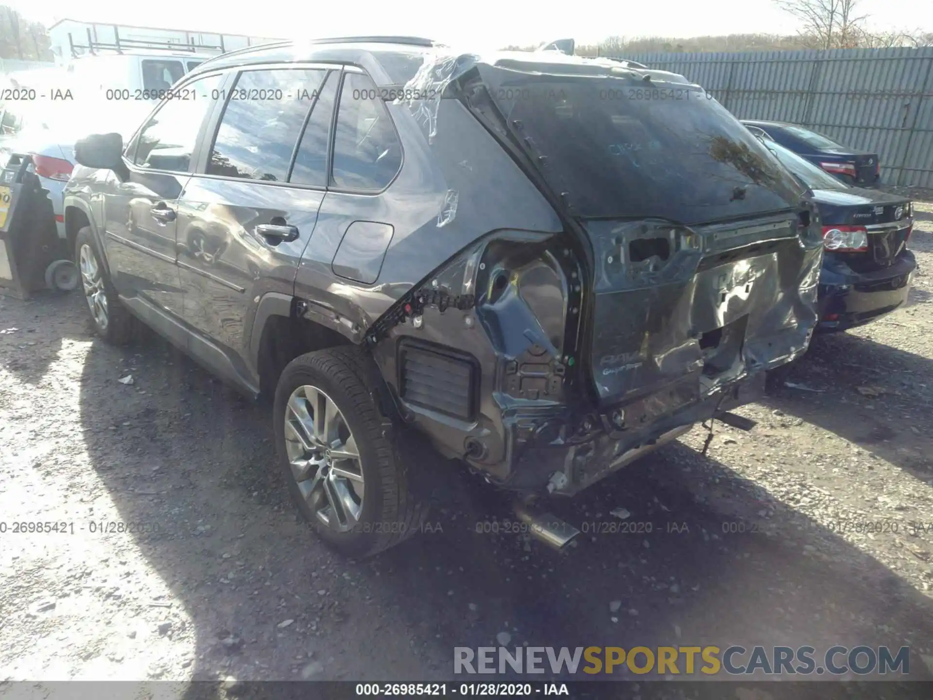 3 Photograph of a damaged car 2T3A1RFVXKC027330 TOYOTA RAV4 2019