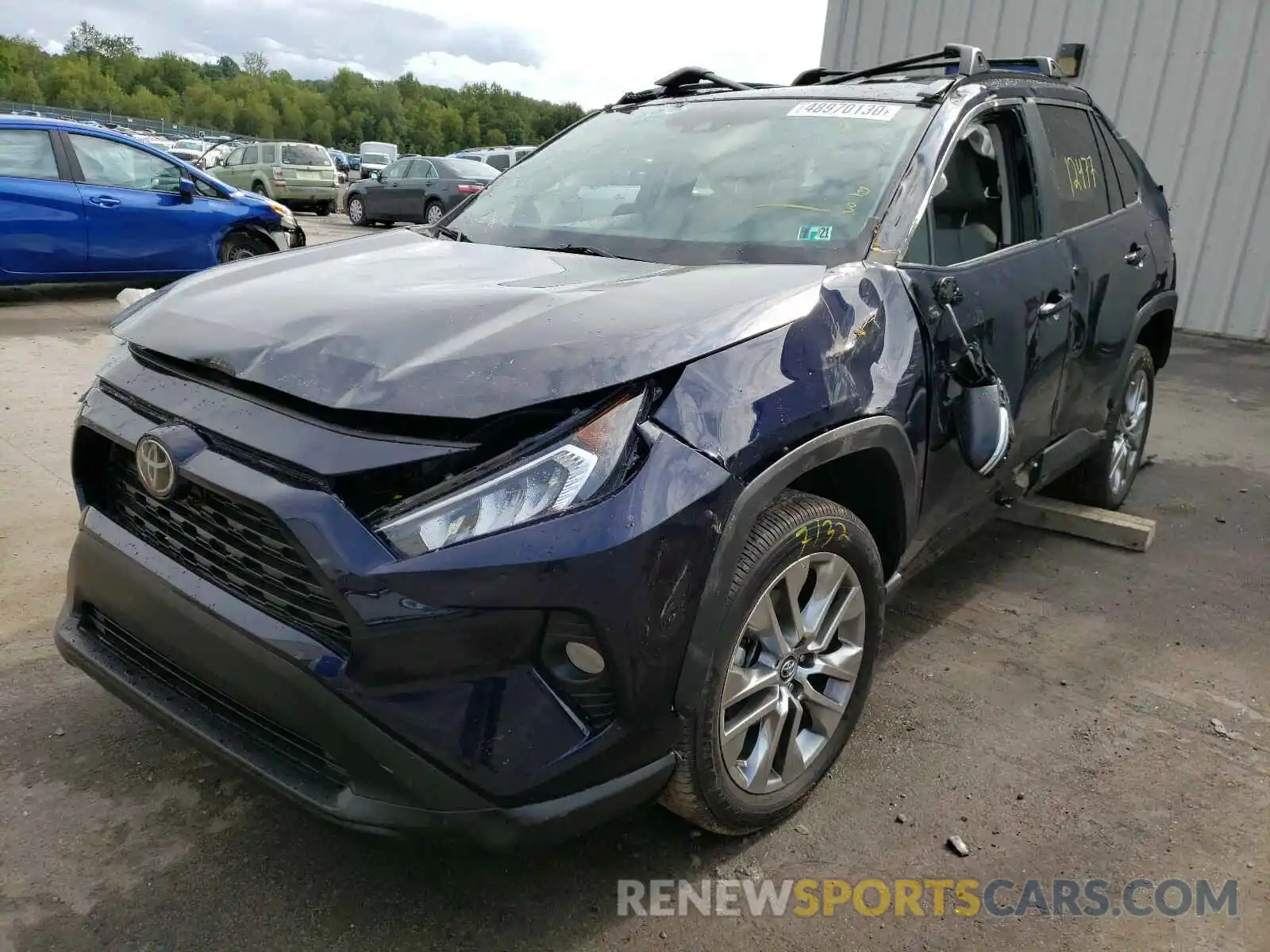 2 Photograph of a damaged car 2T3A1RFVXKC051000 TOYOTA RAV4 2019