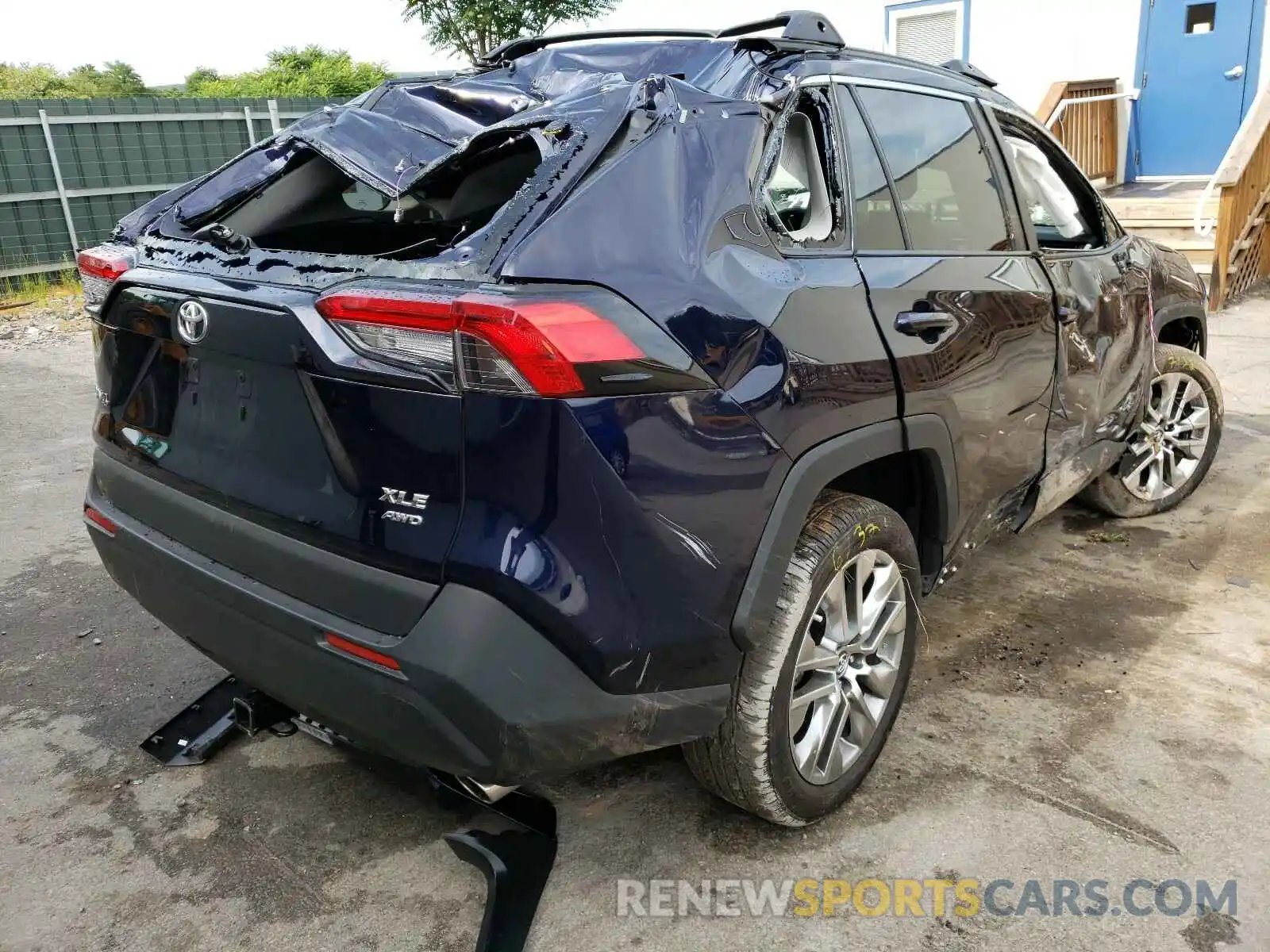 4 Photograph of a damaged car 2T3A1RFVXKC051000 TOYOTA RAV4 2019