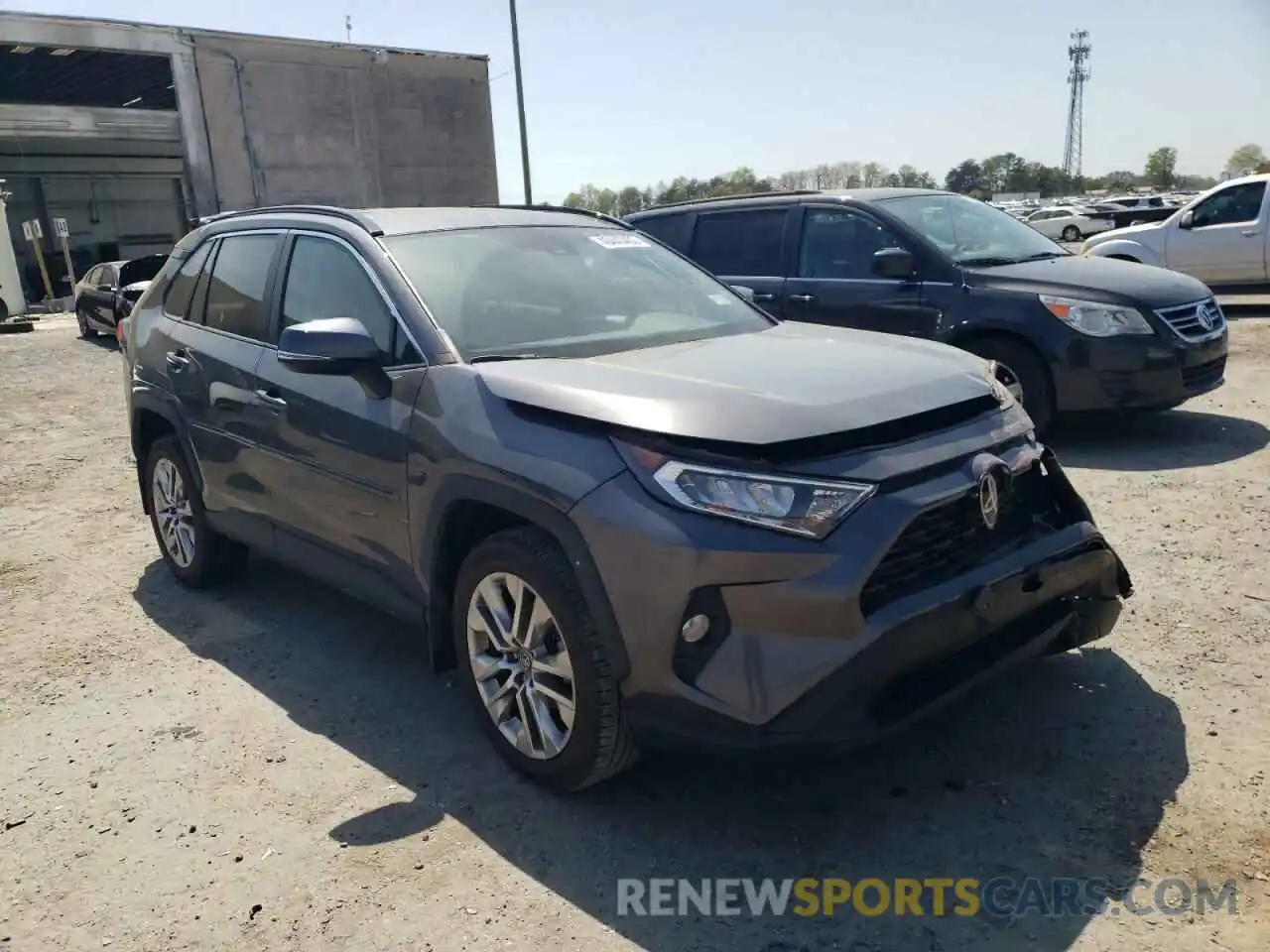 1 Photograph of a damaged car 2T3A1RFVXKC057508 TOYOTA RAV4 2019