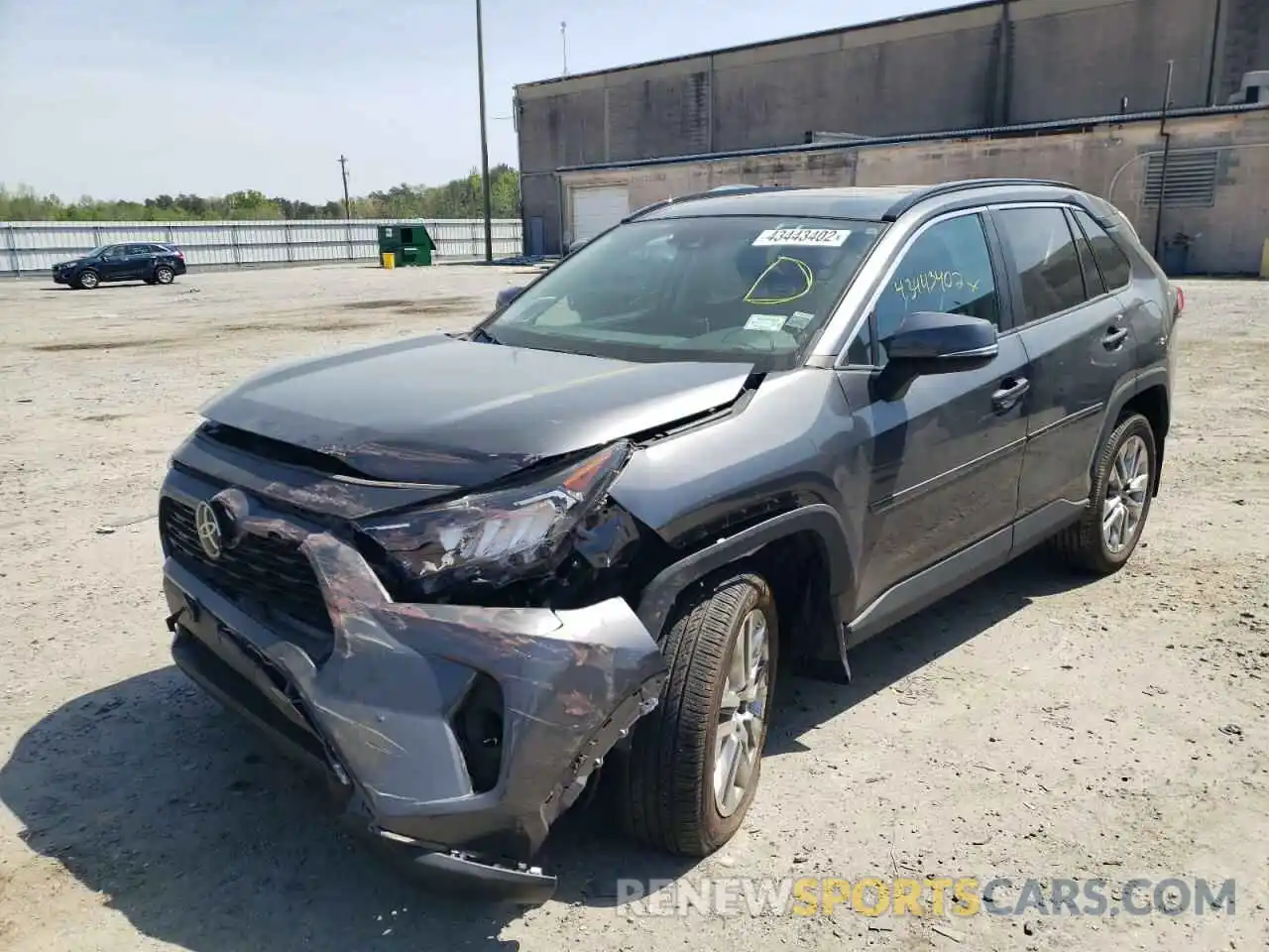 2 Photograph of a damaged car 2T3A1RFVXKC057508 TOYOTA RAV4 2019