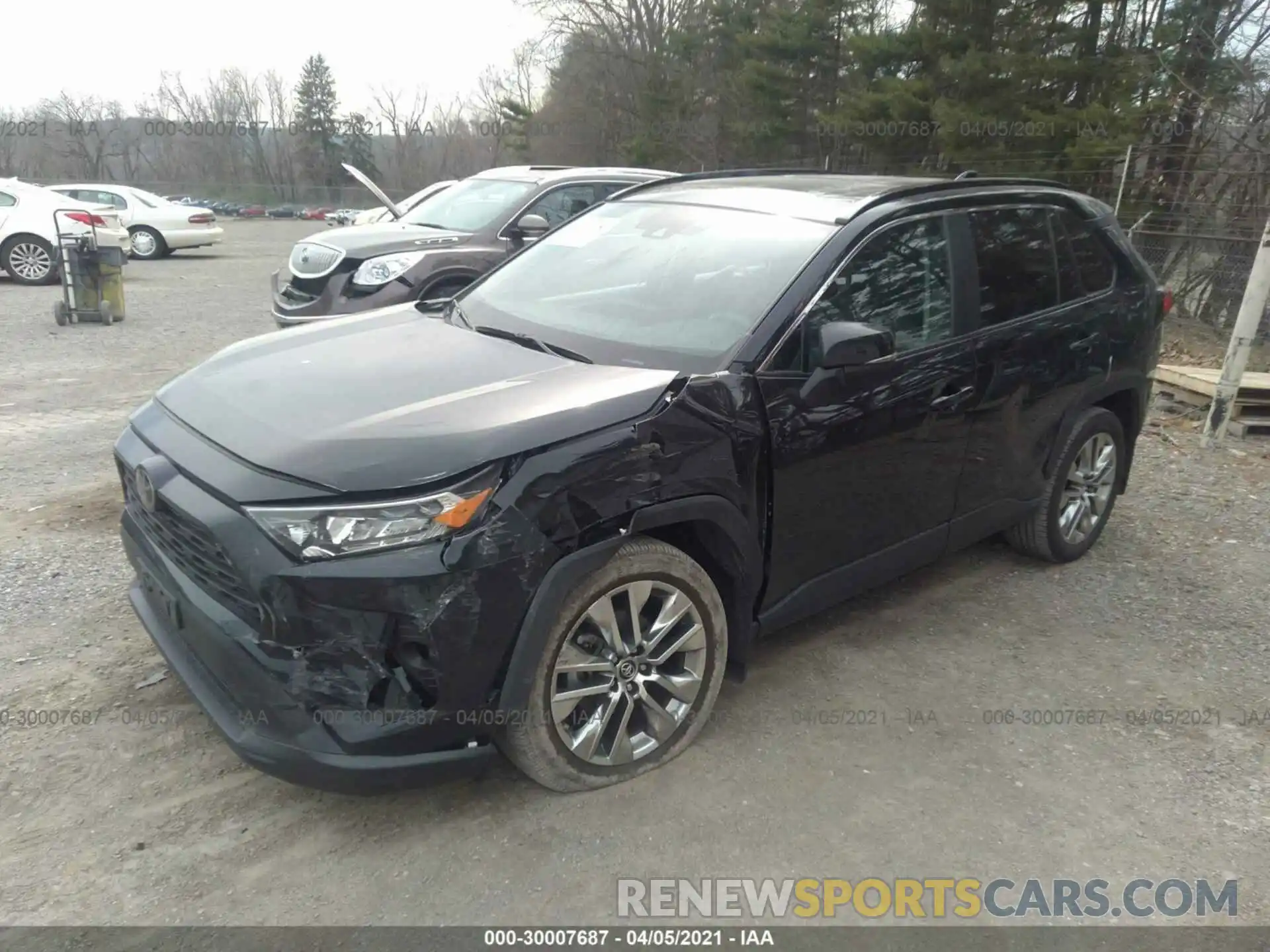 2 Photograph of a damaged car 2T3A1RFVXKW075960 TOYOTA RAV4 2019