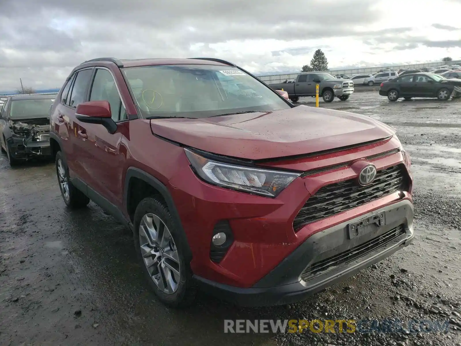 1 Фотография поврежденного автомобиля 2T3A1RFVXKW078681 TOYOTA RAV4 2019