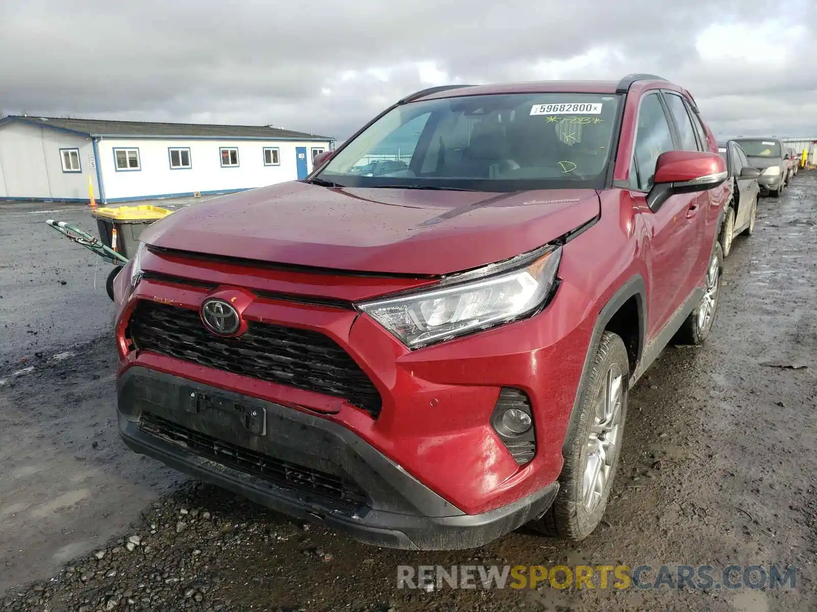 2 Фотография поврежденного автомобиля 2T3A1RFVXKW078681 TOYOTA RAV4 2019