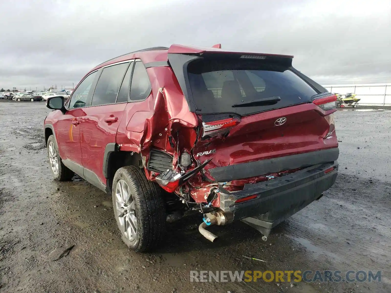 3 Photograph of a damaged car 2T3A1RFVXKW078681 TOYOTA RAV4 2019