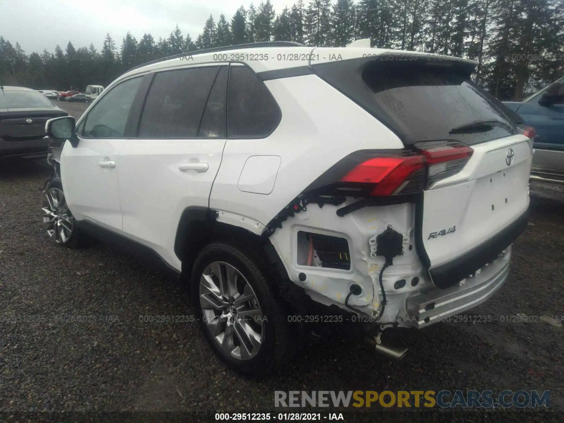 3 Photograph of a damaged car 2T3A1RFVXKW079572 TOYOTA RAV4 2019