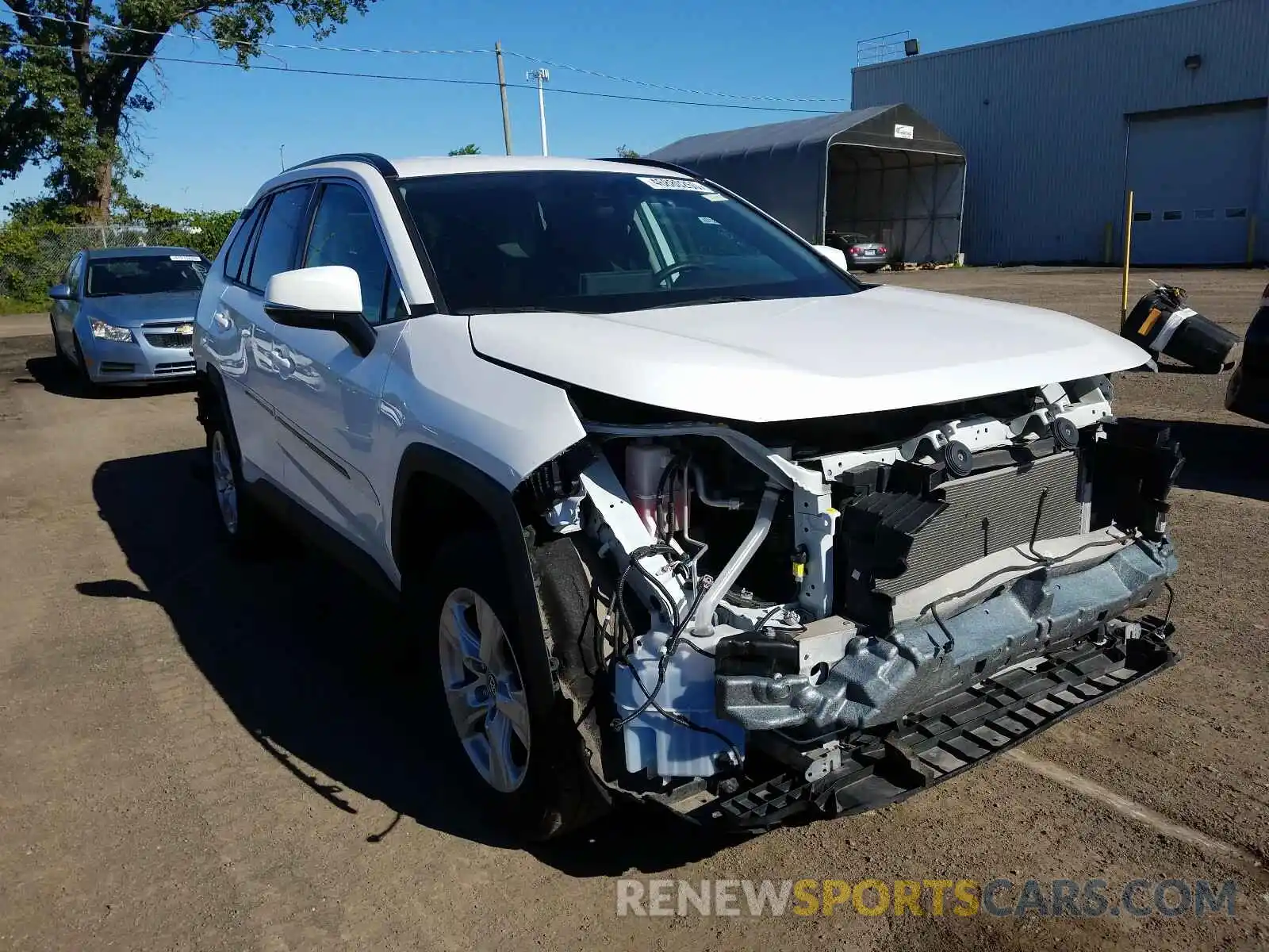 1 Photograph of a damaged car 2T3B1RFV1KW013075 TOYOTA RAV4 2019