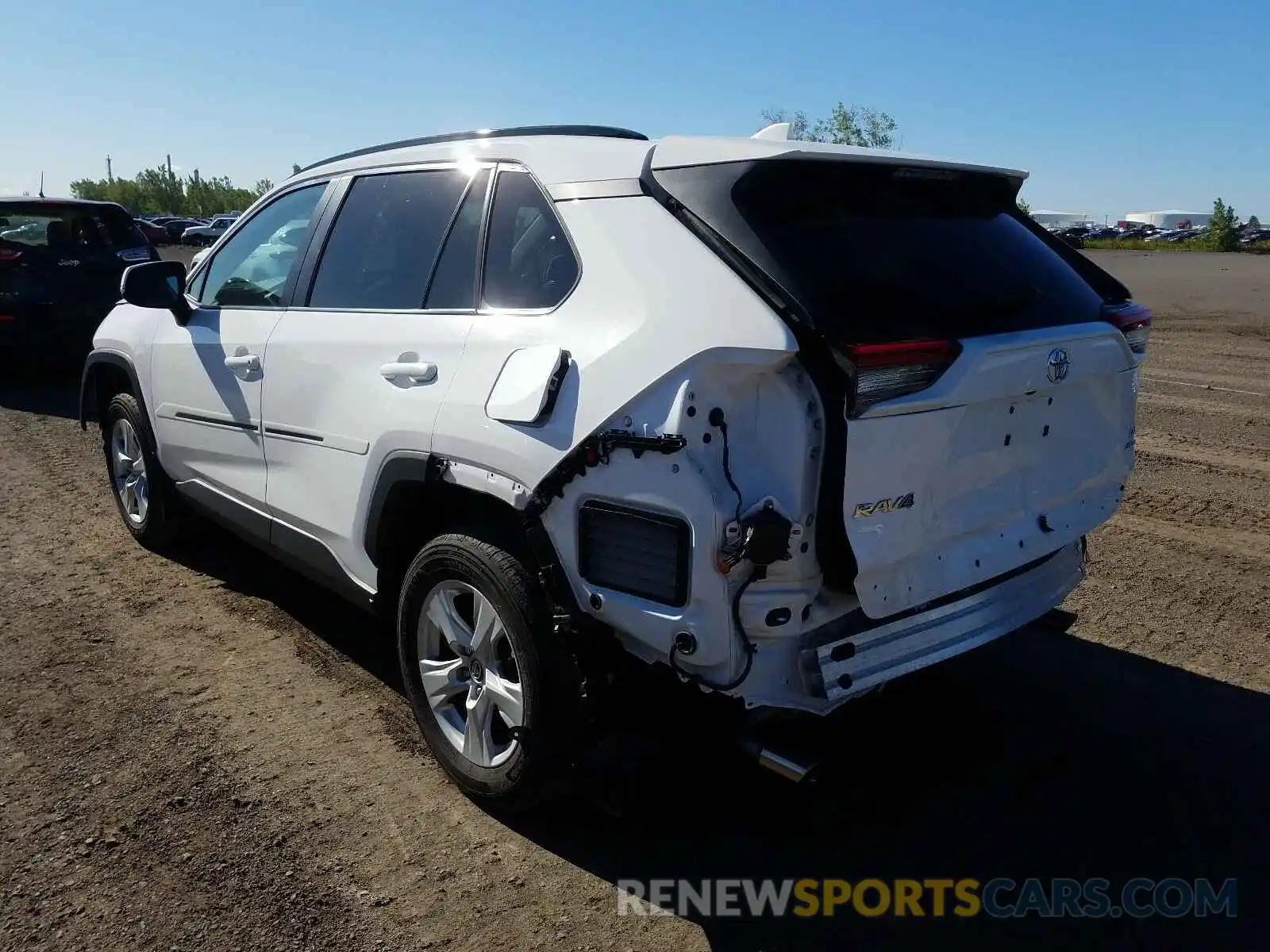 3 Photograph of a damaged car 2T3B1RFV1KW013075 TOYOTA RAV4 2019