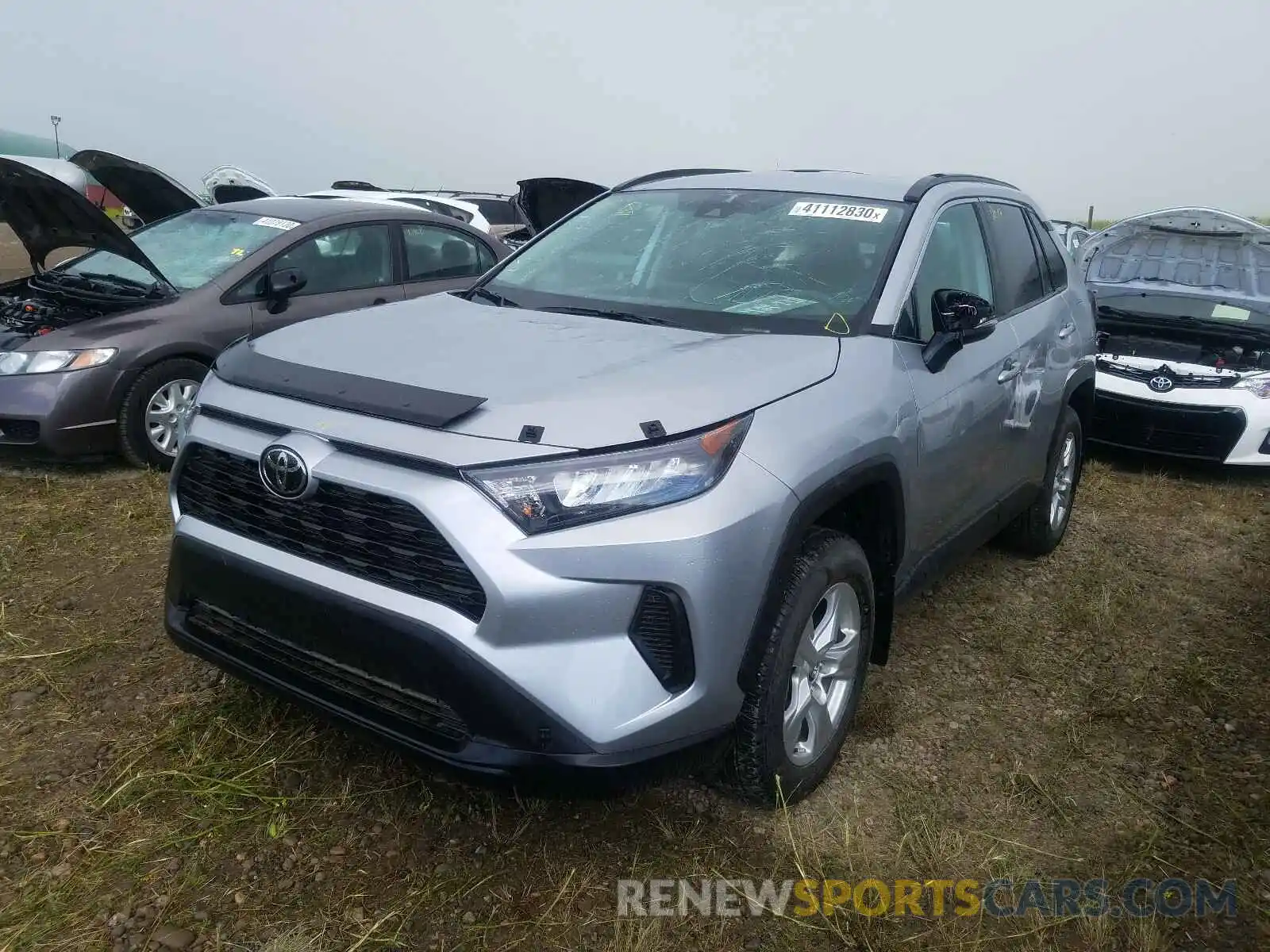 2 Фотография поврежденного автомобиля 2T3B1RFV1KW077309 TOYOTA RAV4 2019