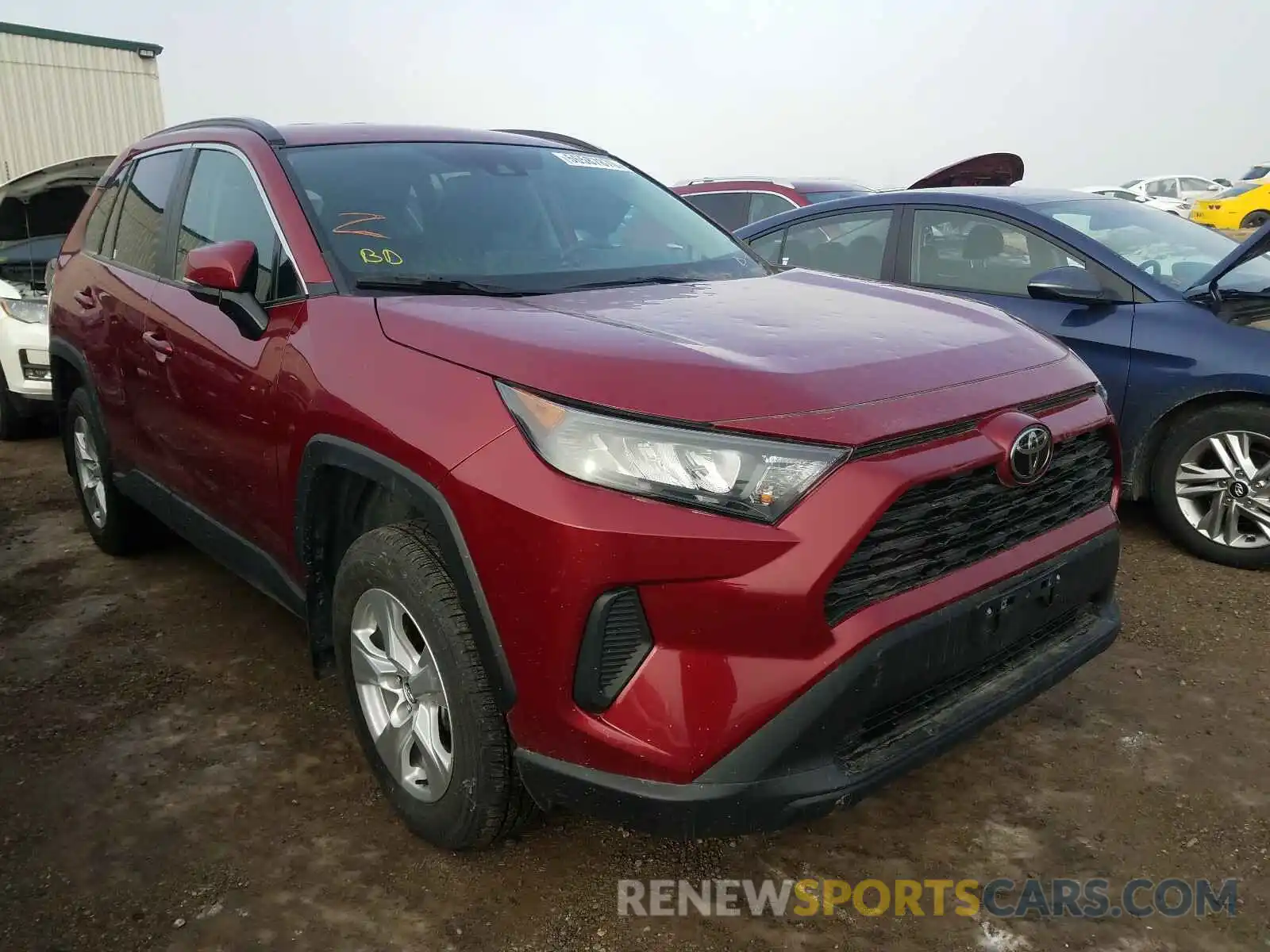 1 Photograph of a damaged car 2T3B1RFV2KC021266 TOYOTA RAV4 2019