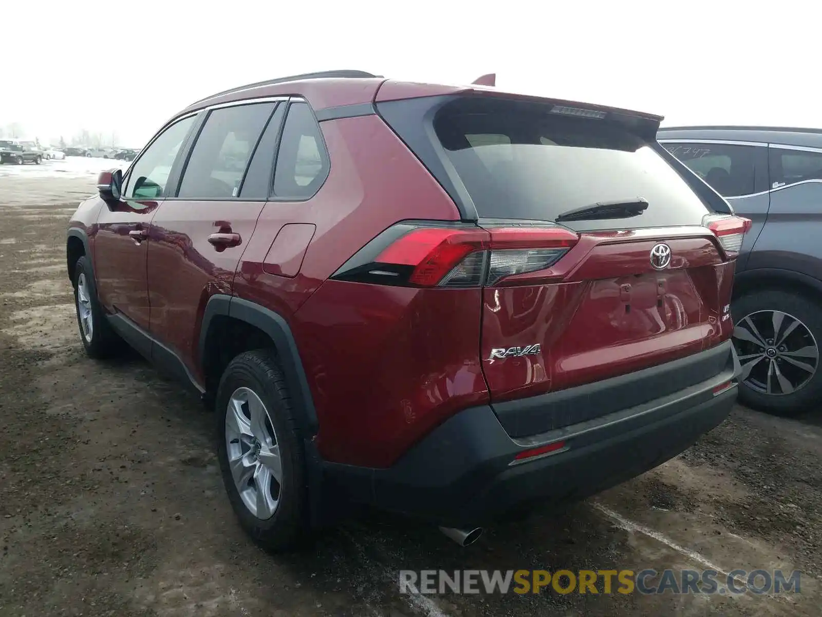 3 Photograph of a damaged car 2T3B1RFV2KC021266 TOYOTA RAV4 2019