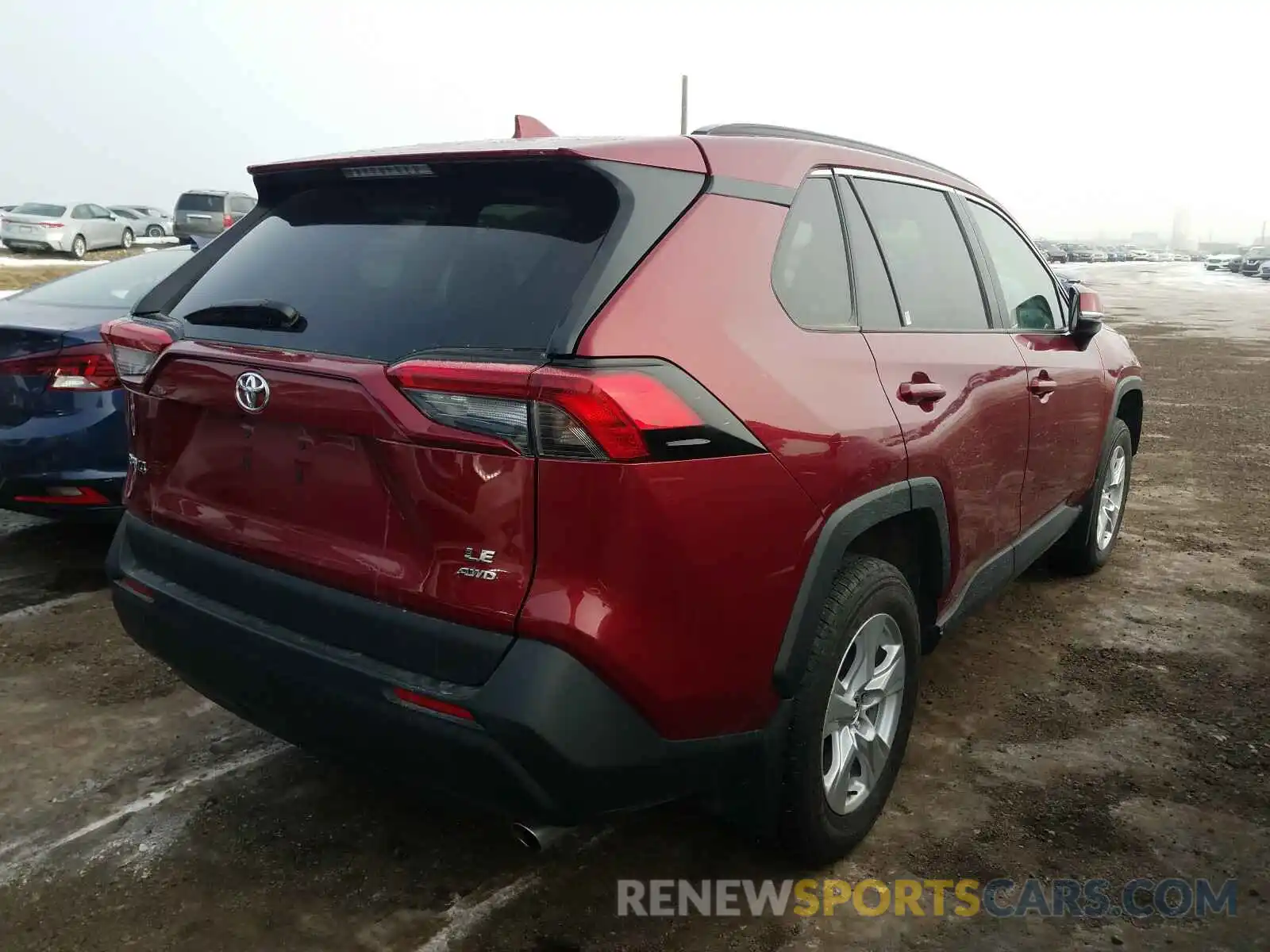 4 Photograph of a damaged car 2T3B1RFV2KC021266 TOYOTA RAV4 2019