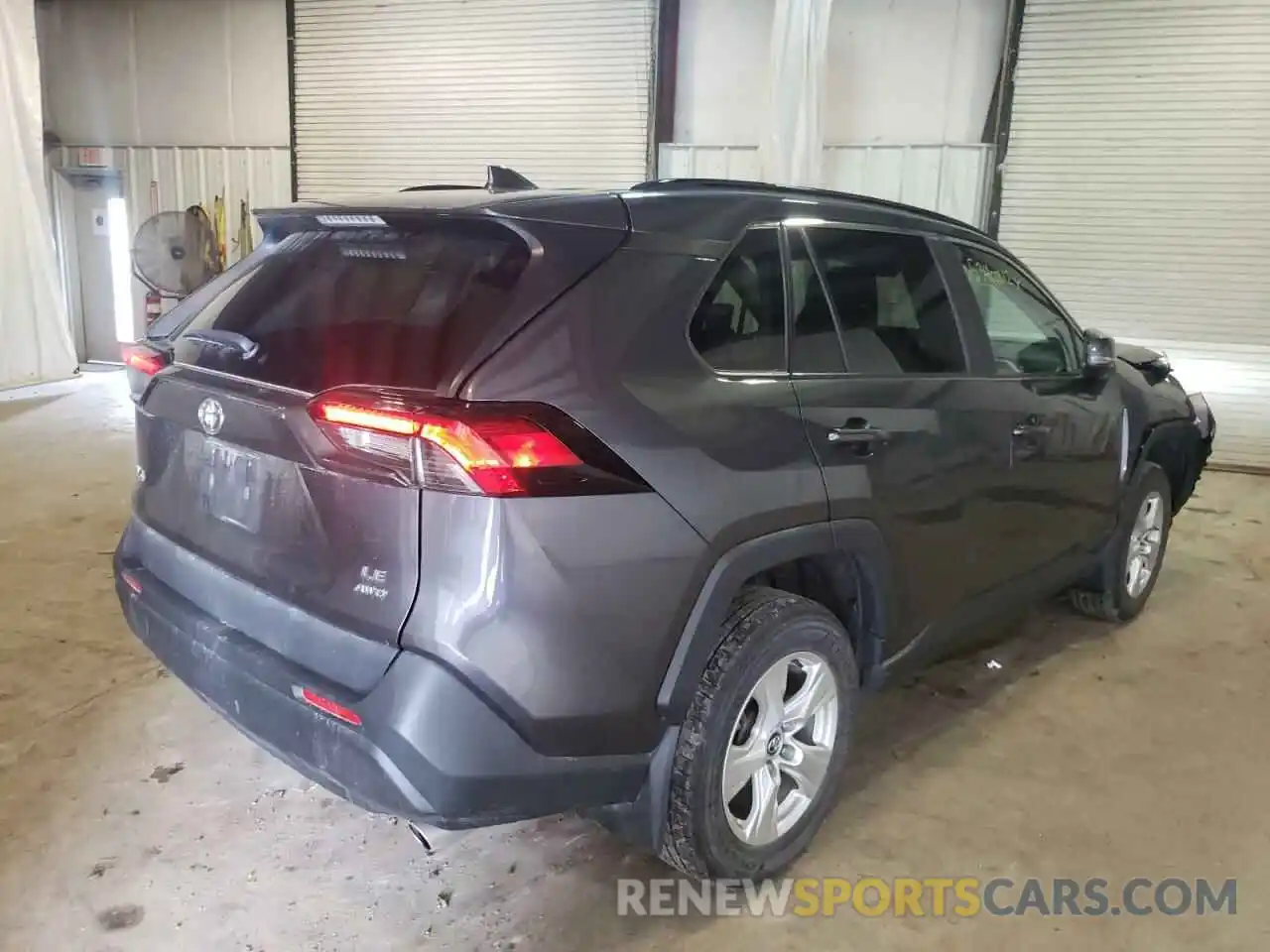 4 Photograph of a damaged car 2T3B1RFV2KC038455 TOYOTA RAV4 2019