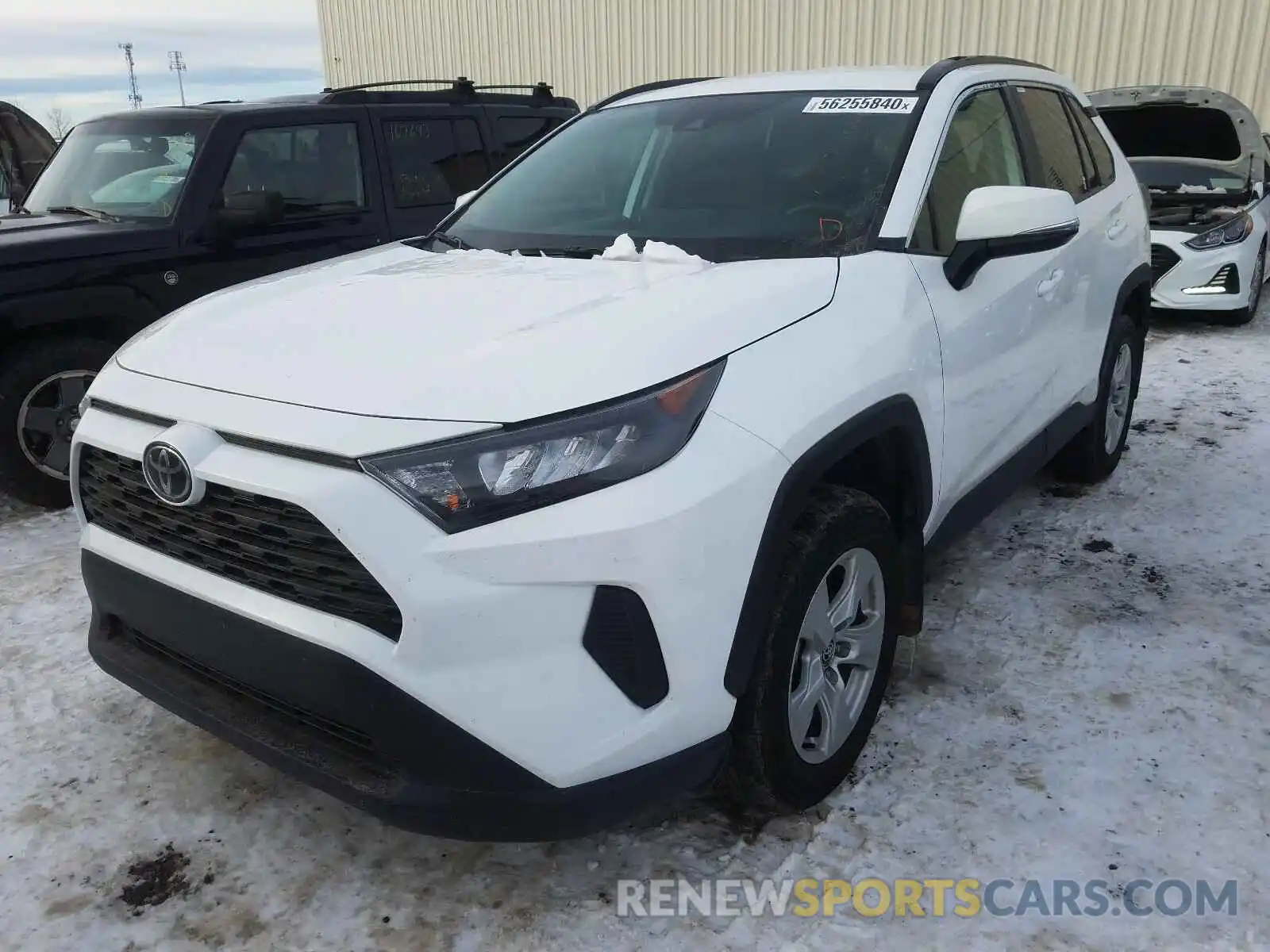 2 Photograph of a damaged car 2T3B1RFV3KC020191 TOYOTA RAV4 2019