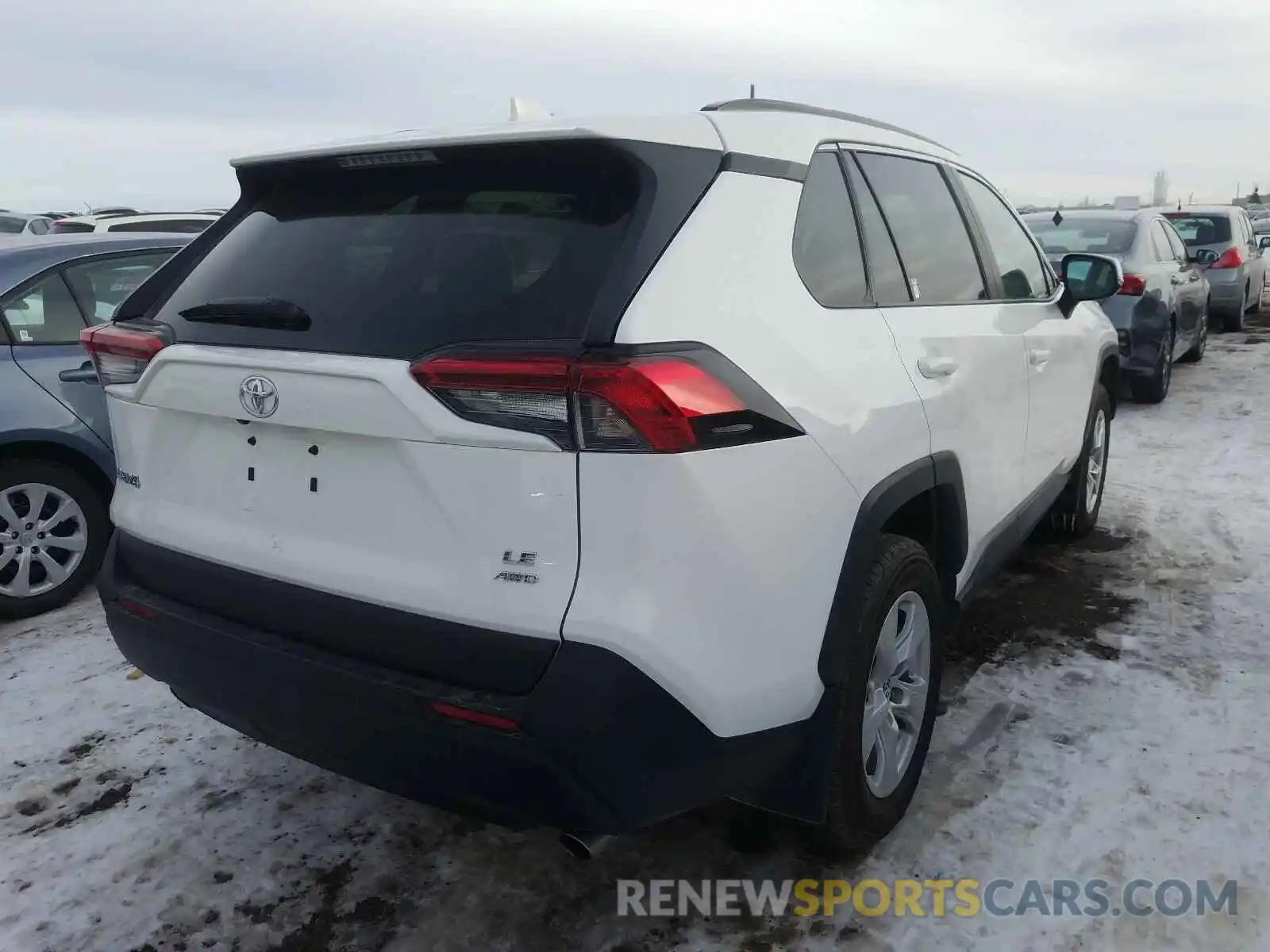 4 Photograph of a damaged car 2T3B1RFV3KC020191 TOYOTA RAV4 2019