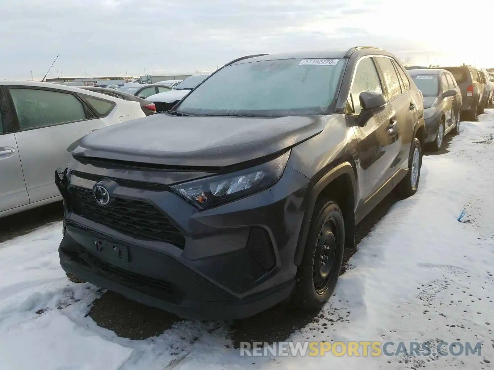 2 Photograph of a damaged car 2T3B1RFV3KW033747 TOYOTA RAV4 2019