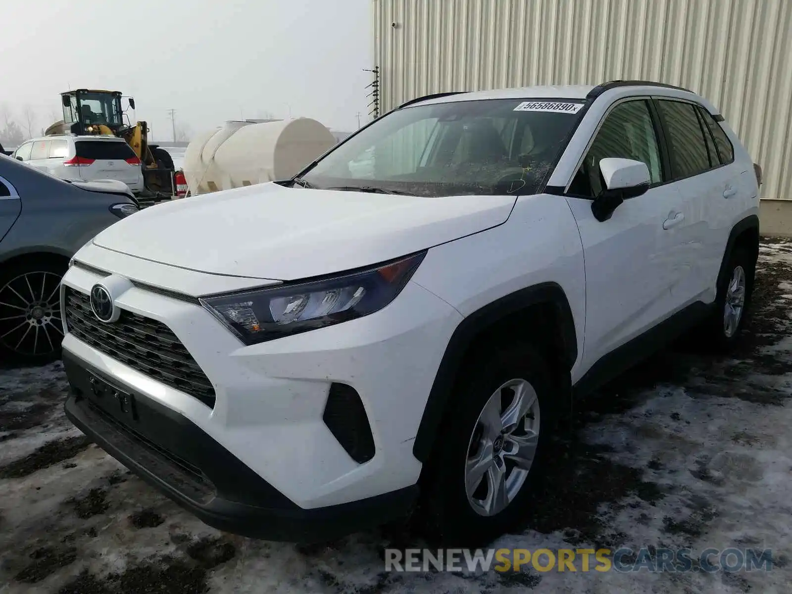 2 Фотография поврежденного автомобиля 2T3B1RFV4KC021382 TOYOTA RAV4 2019