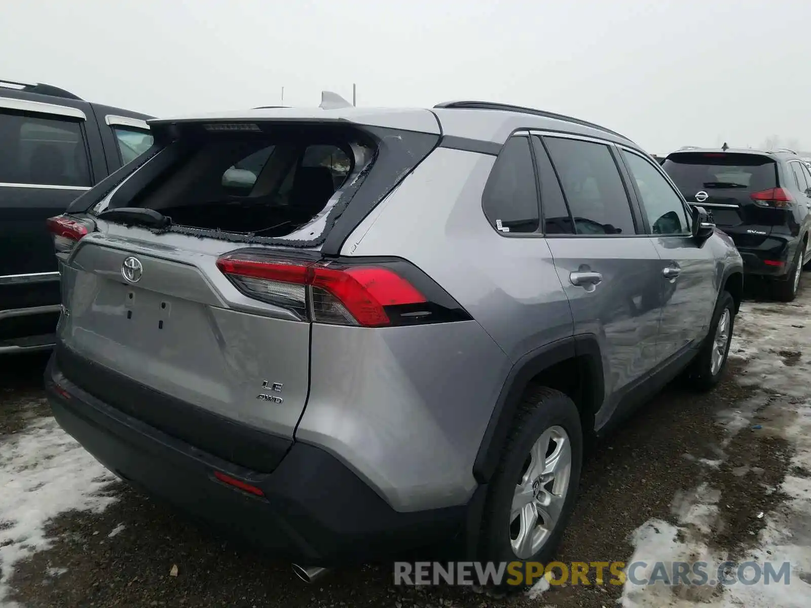 4 Фотография поврежденного автомобиля 2T3B1RFV5KC001495 TOYOTA RAV4 2019