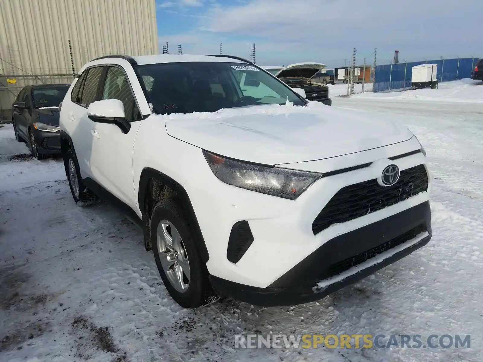 1 Photograph of a damaged car 2T3B1RFV5KC019477 TOYOTA RAV4 2019