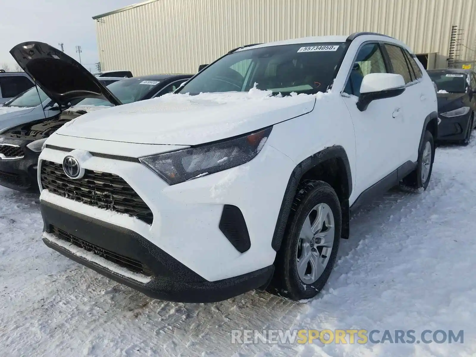 2 Фотография поврежденного автомобиля 2T3B1RFV5KC019477 TOYOTA RAV4 2019