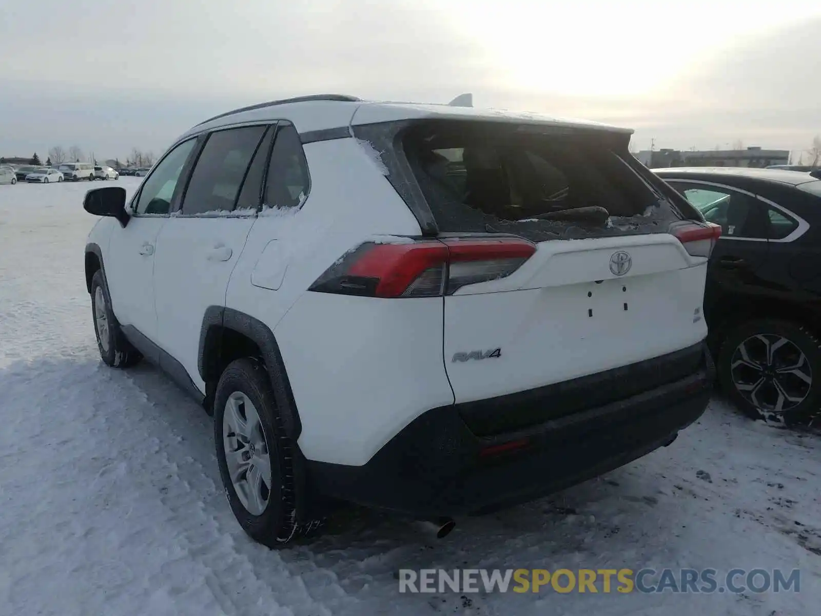 3 Photograph of a damaged car 2T3B1RFV5KC019477 TOYOTA RAV4 2019