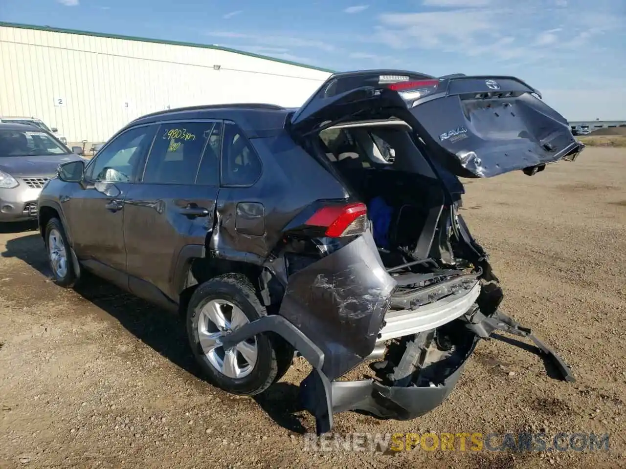 3 Photograph of a damaged car 2T3B1RFV6KC003336 TOYOTA RAV4 2019