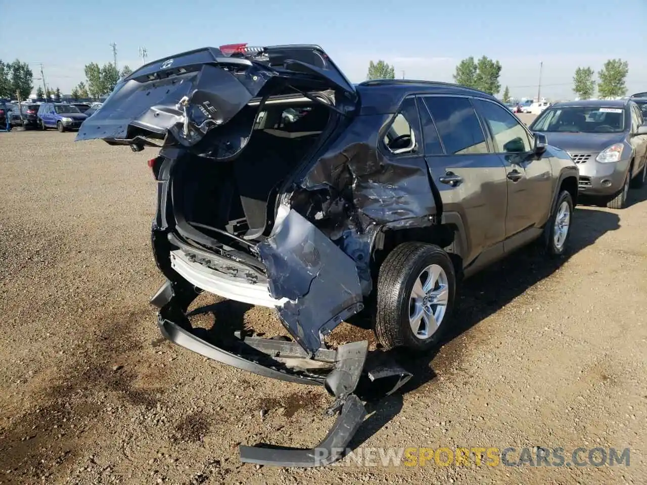 4 Photograph of a damaged car 2T3B1RFV6KC003336 TOYOTA RAV4 2019