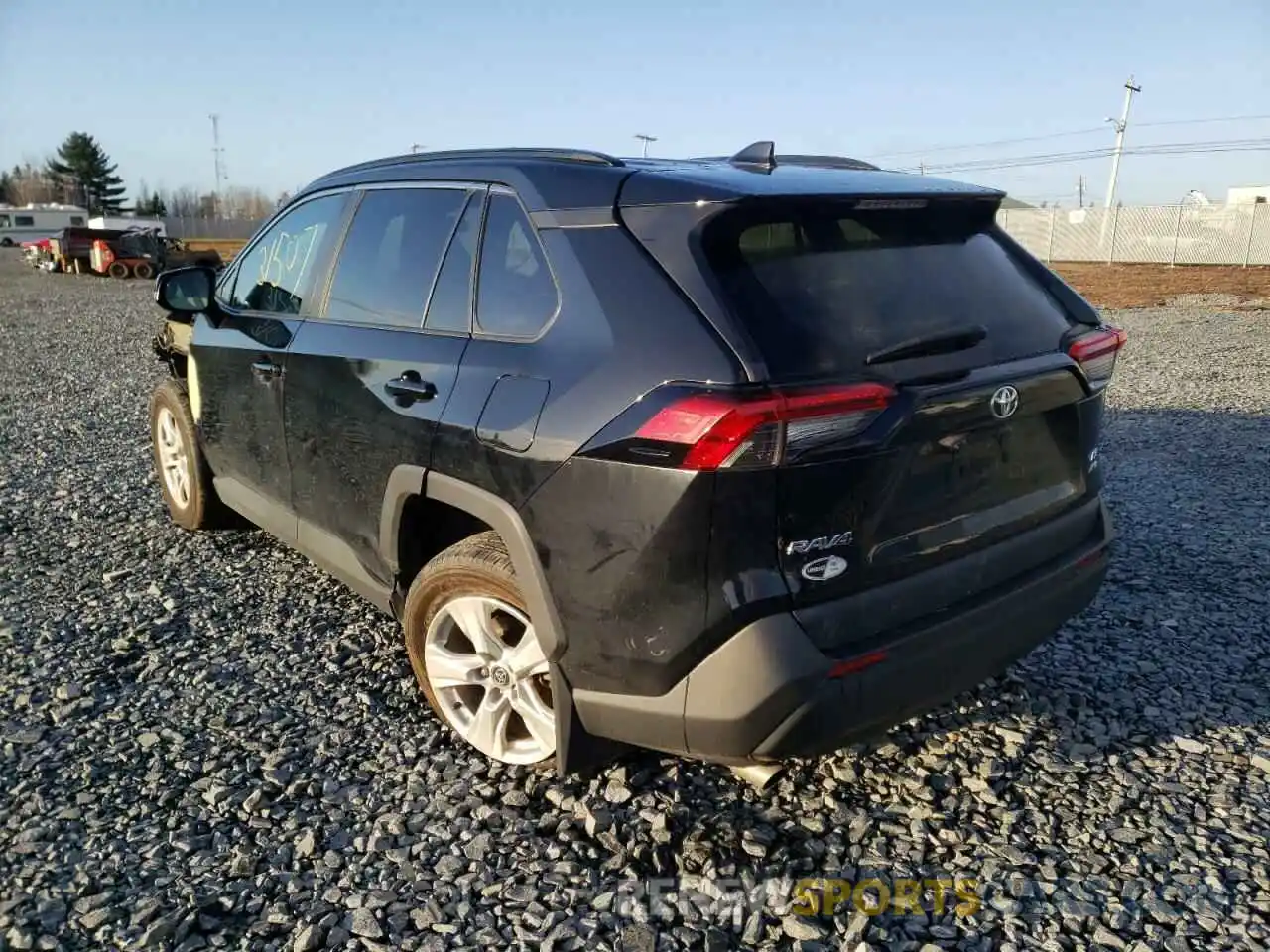 3 Photograph of a damaged car 2T3B1RFV6KC027281 TOYOTA RAV4 2019