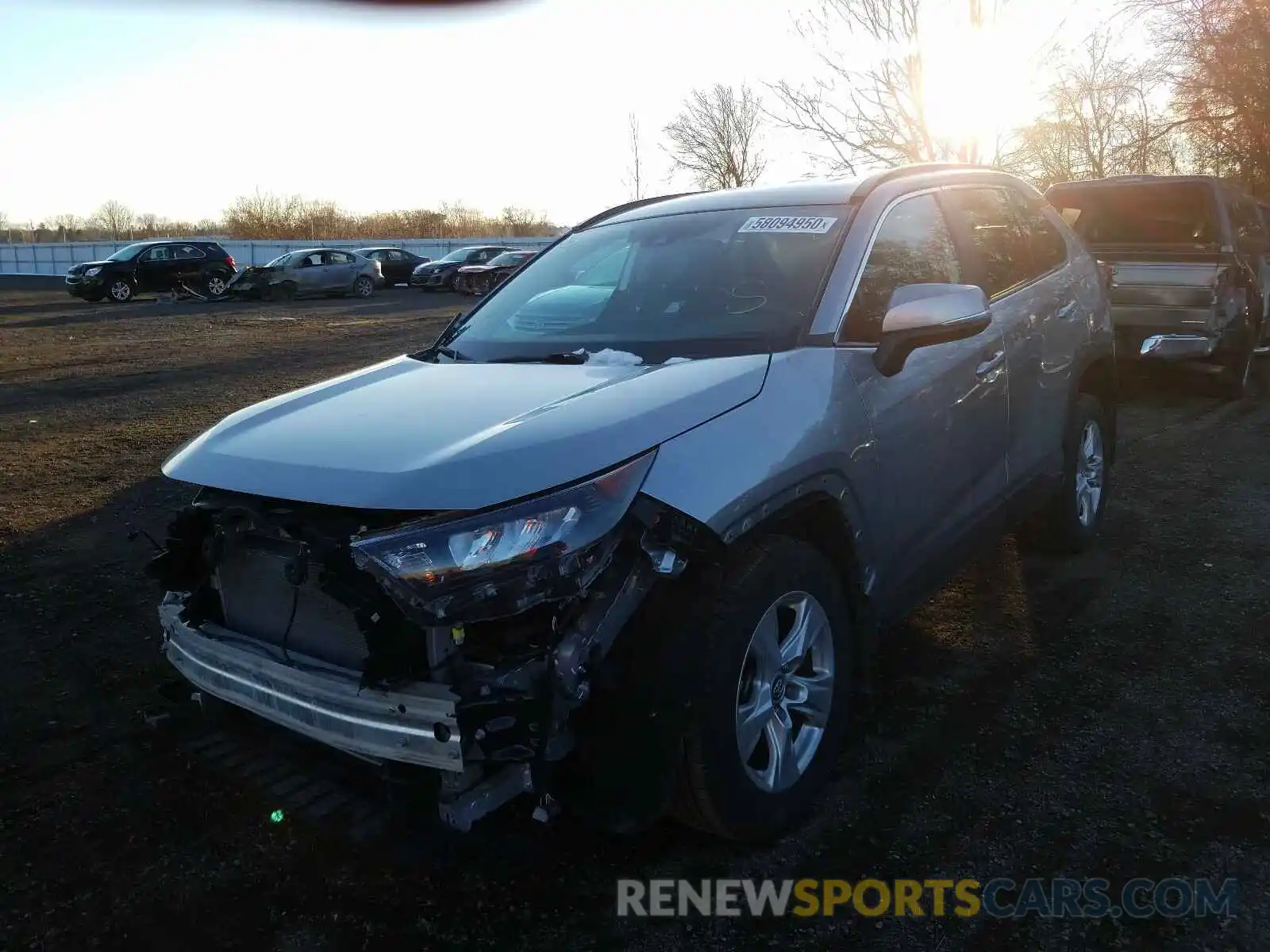 2 Photograph of a damaged car 2T3B1RFV6KC051936 TOYOTA RAV4 2019