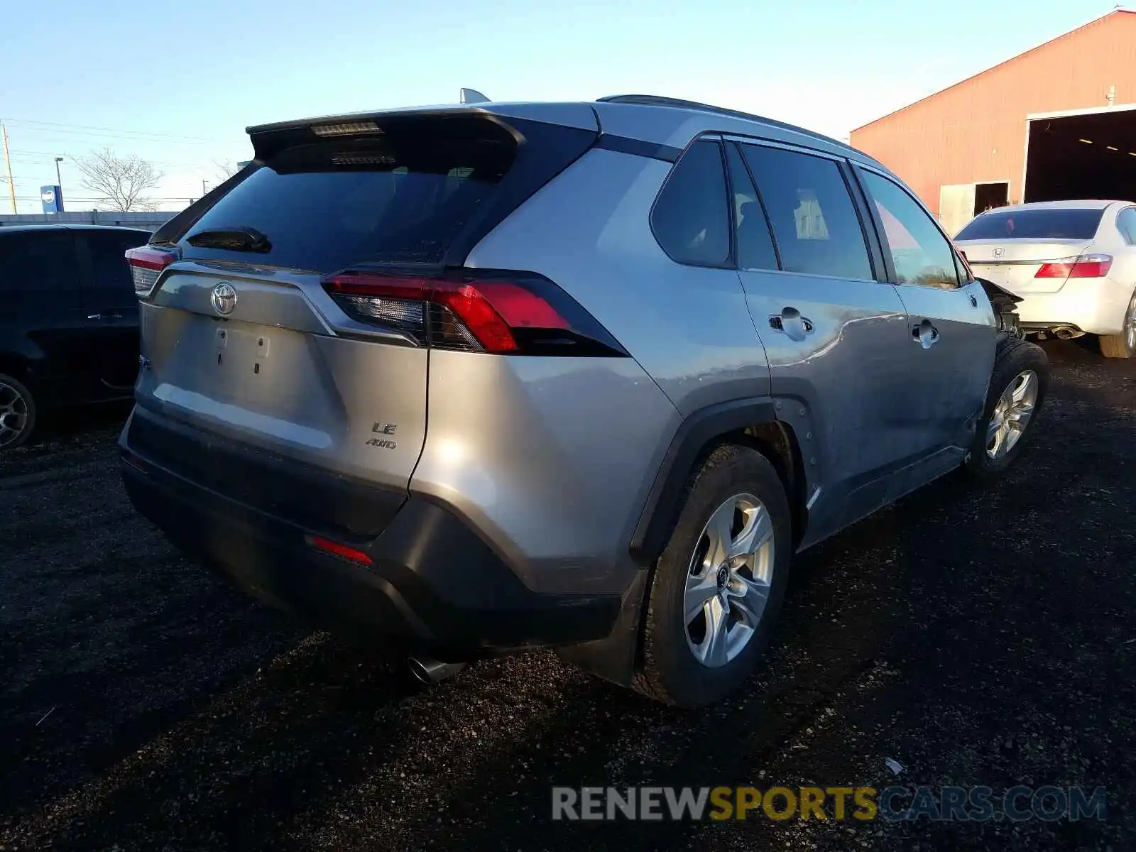 4 Photograph of a damaged car 2T3B1RFV6KC051936 TOYOTA RAV4 2019