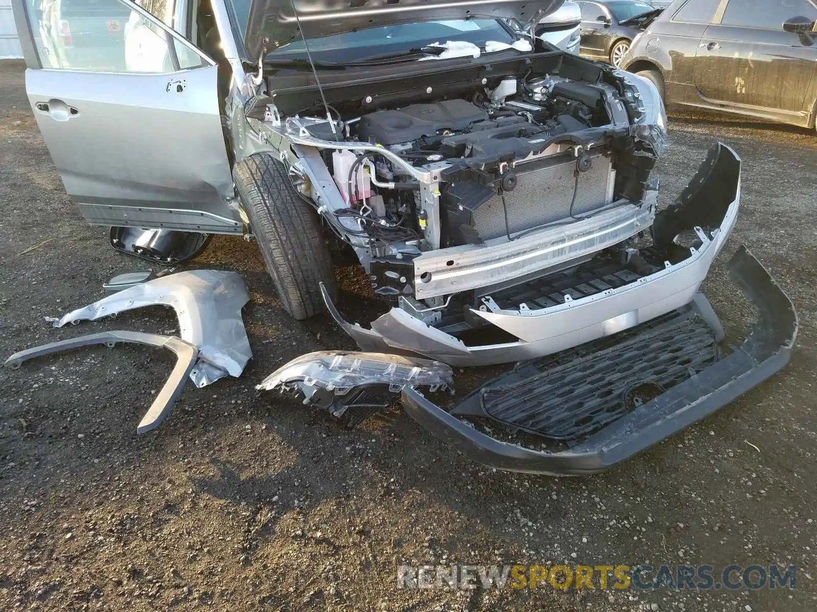 9 Photograph of a damaged car 2T3B1RFV6KC051936 TOYOTA RAV4 2019