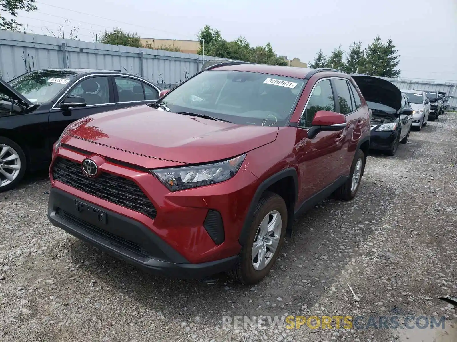 2 Photograph of a damaged car 2T3B1RFV6KC056750 TOYOTA RAV4 2019