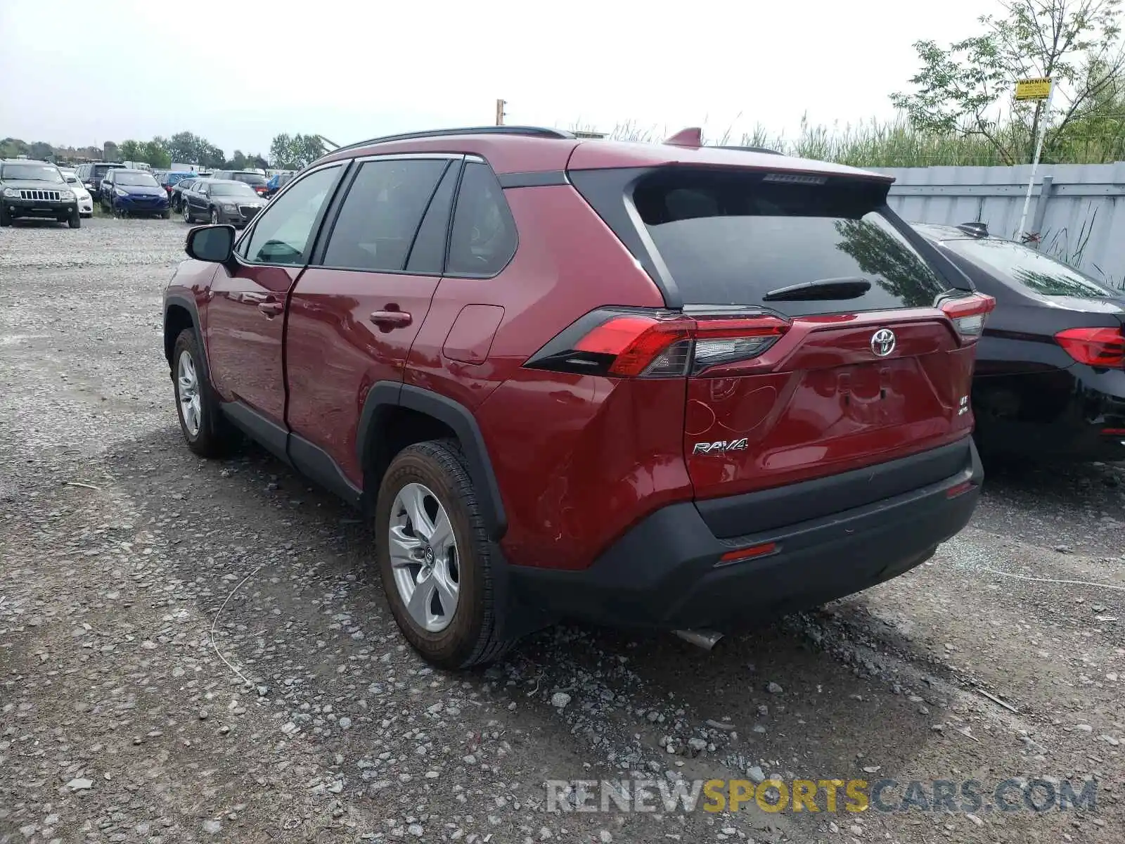 3 Photograph of a damaged car 2T3B1RFV6KC056750 TOYOTA RAV4 2019