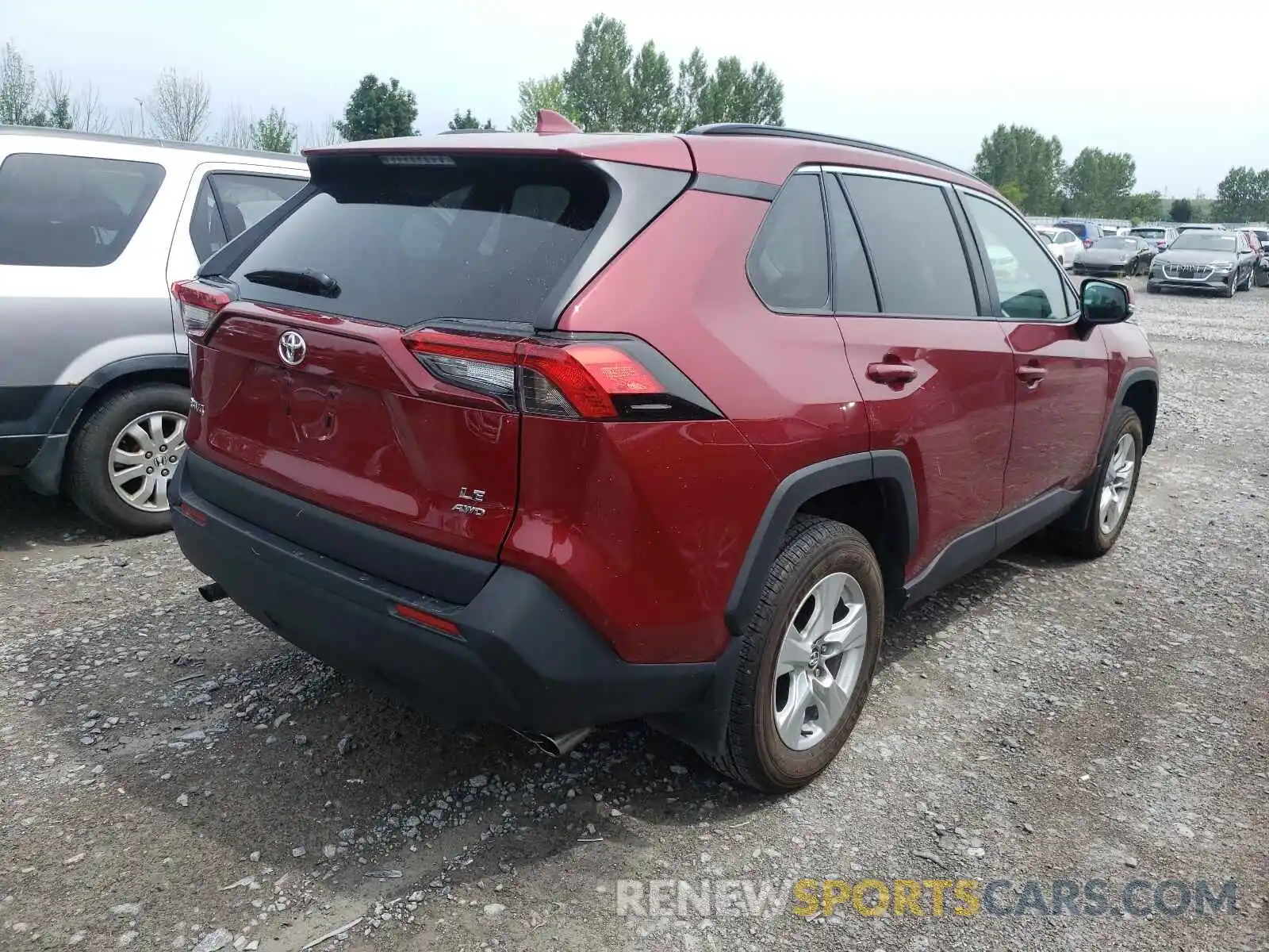 4 Photograph of a damaged car 2T3B1RFV6KC056750 TOYOTA RAV4 2019