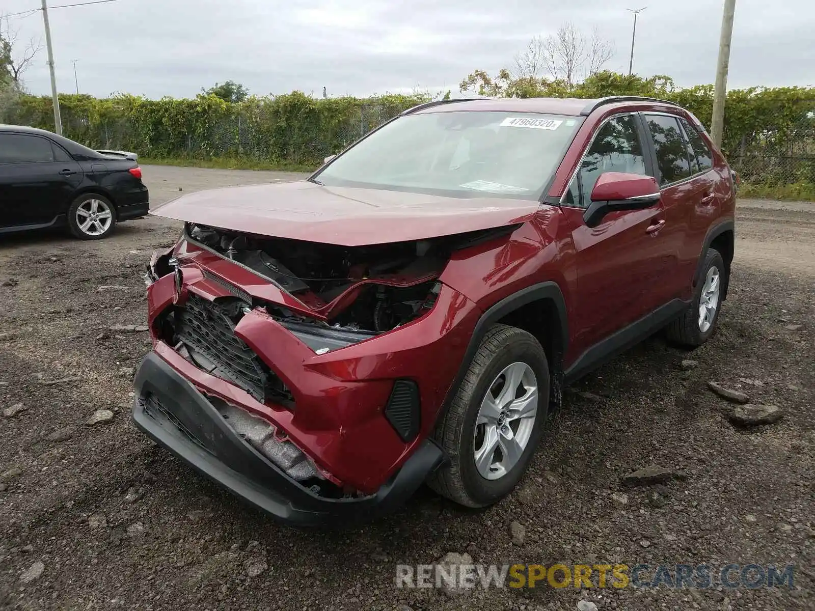 2 Photograph of a damaged car 2T3B1RFV6KW009829 TOYOTA RAV4 2019