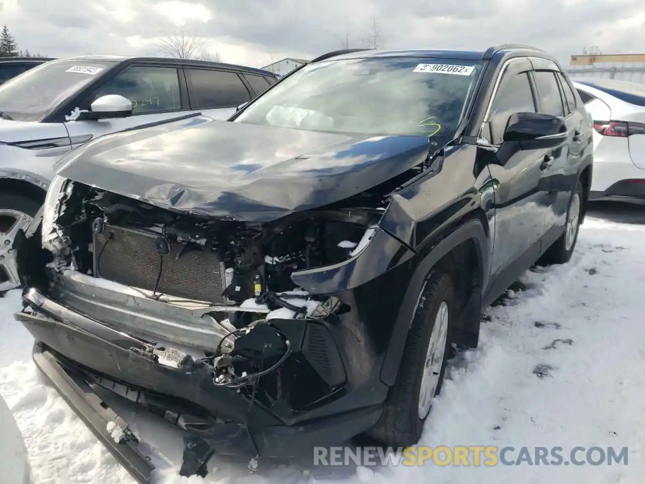 2 Photograph of a damaged car 2T3B1RFV7KW019785 TOYOTA RAV4 2019