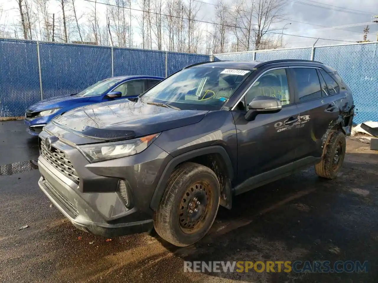 2 Photograph of a damaged car 2T3B1RFV7KW029992 TOYOTA RAV4 2019