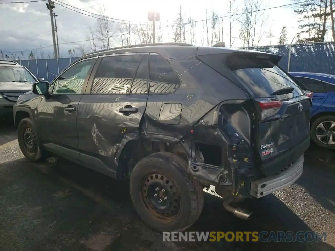 3 Photograph of a damaged car 2T3B1RFV7KW029992 TOYOTA RAV4 2019