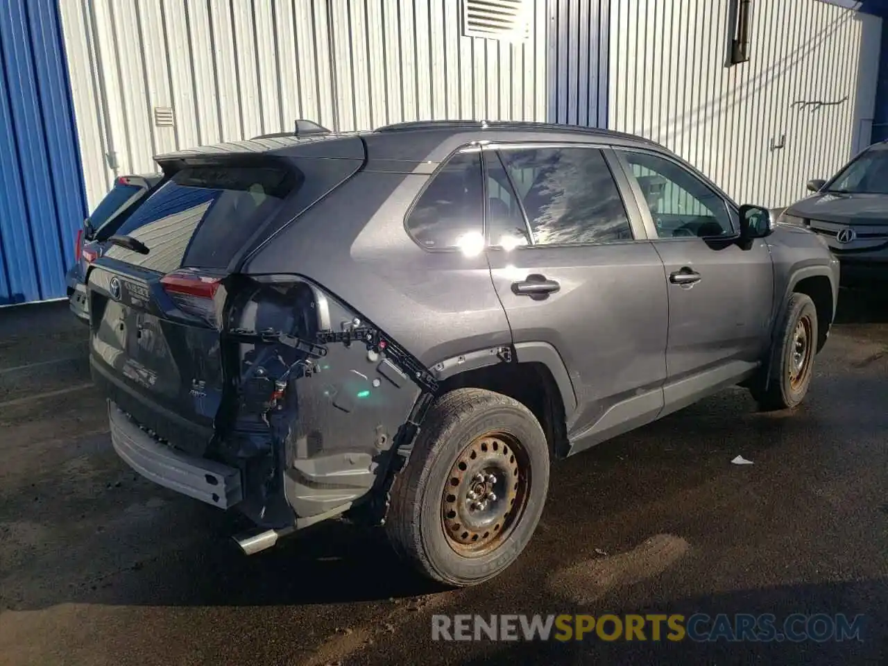 4 Photograph of a damaged car 2T3B1RFV7KW029992 TOYOTA RAV4 2019