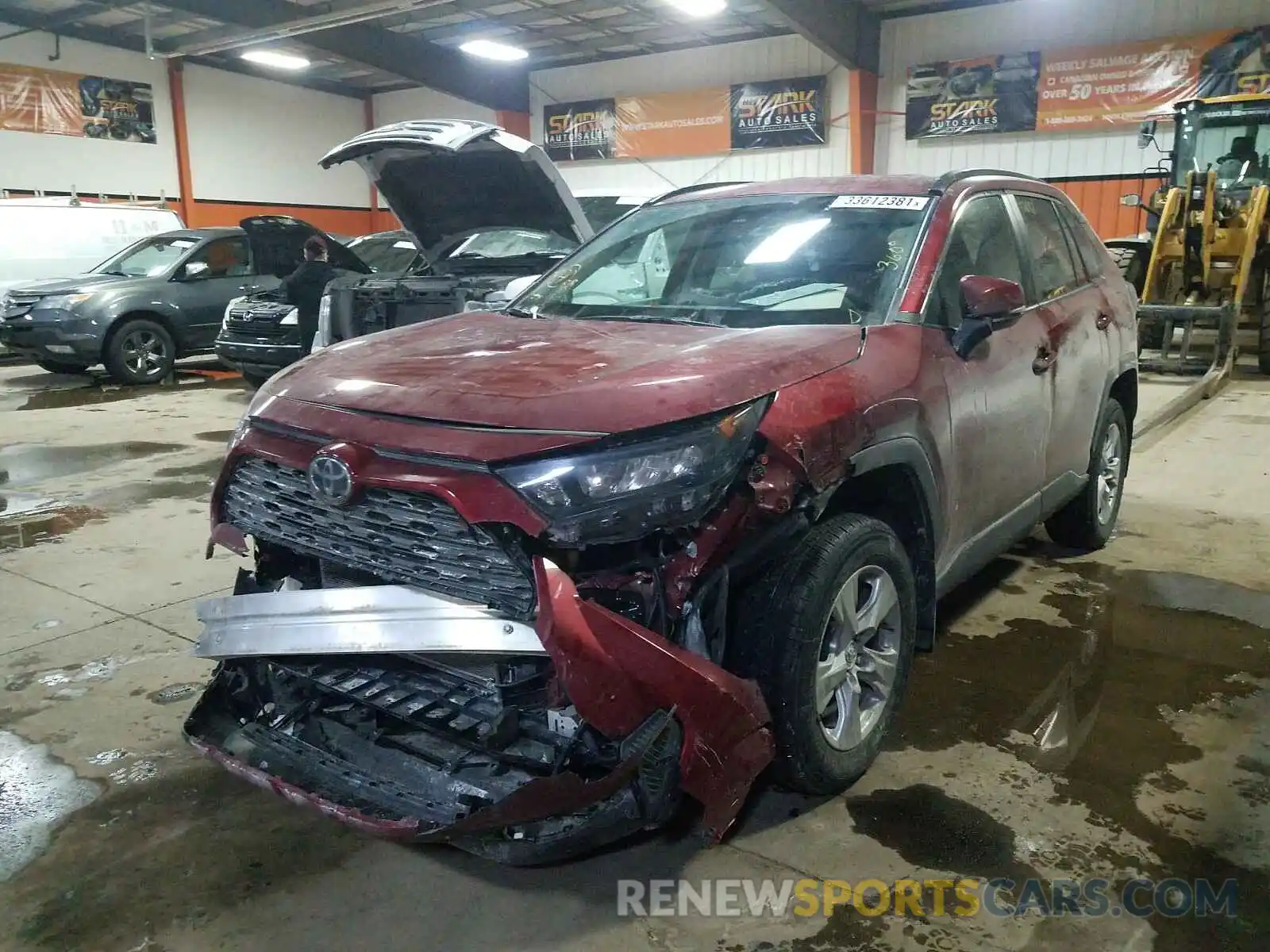 2 Photograph of a damaged car 2T3B1RFV7KW032763 TOYOTA RAV4 2019