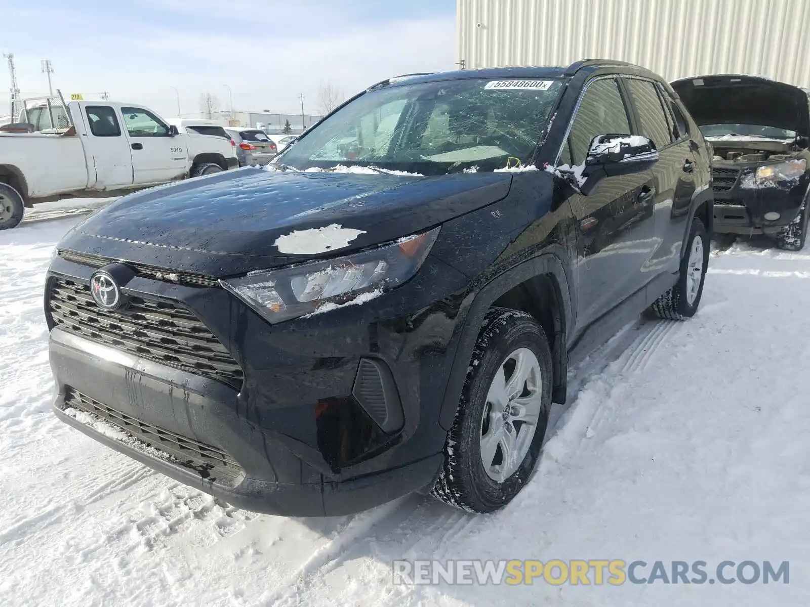 2 Photograph of a damaged car 2T3B1RFV7KW065455 TOYOTA RAV4 2019